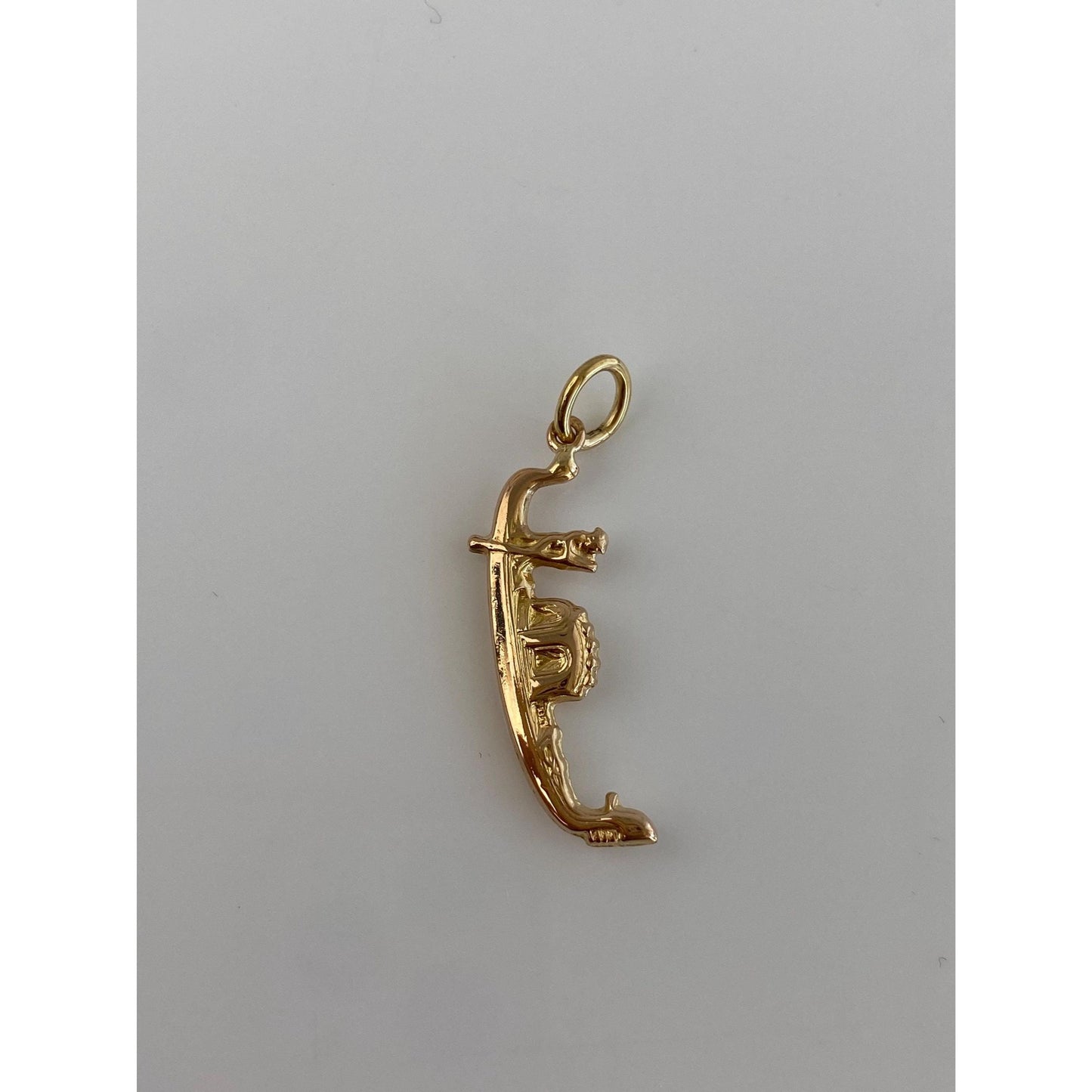 Vintage 18k Yellow Gold Gondola Charm