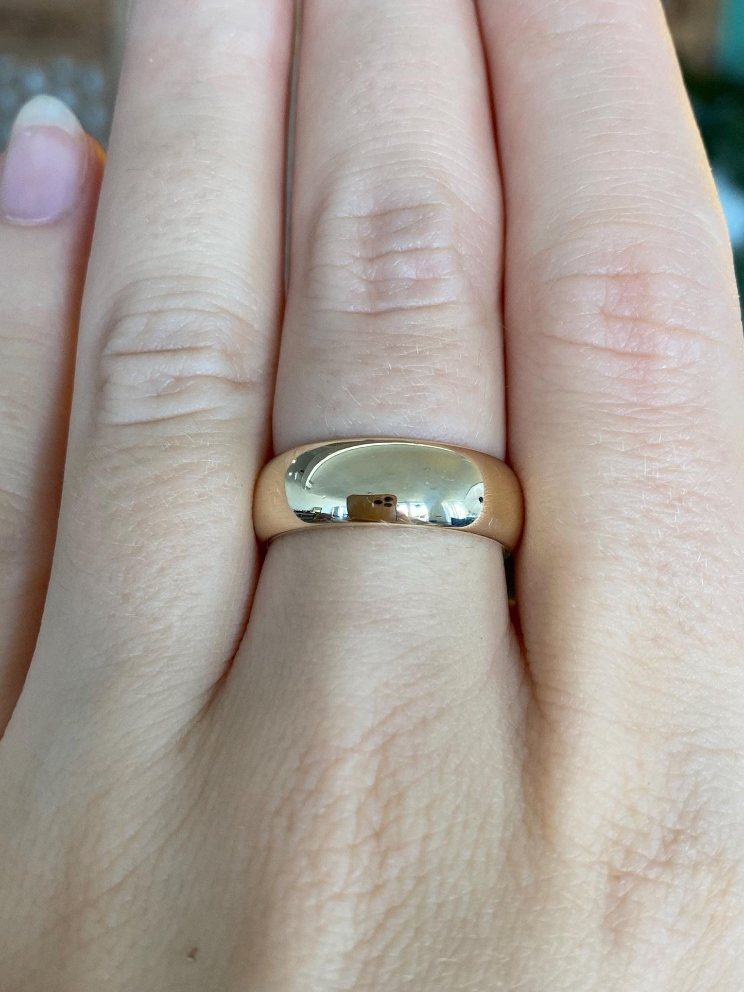 Tiffany & Co. Solid 14k Yellow Gold Ring Band - Size 7