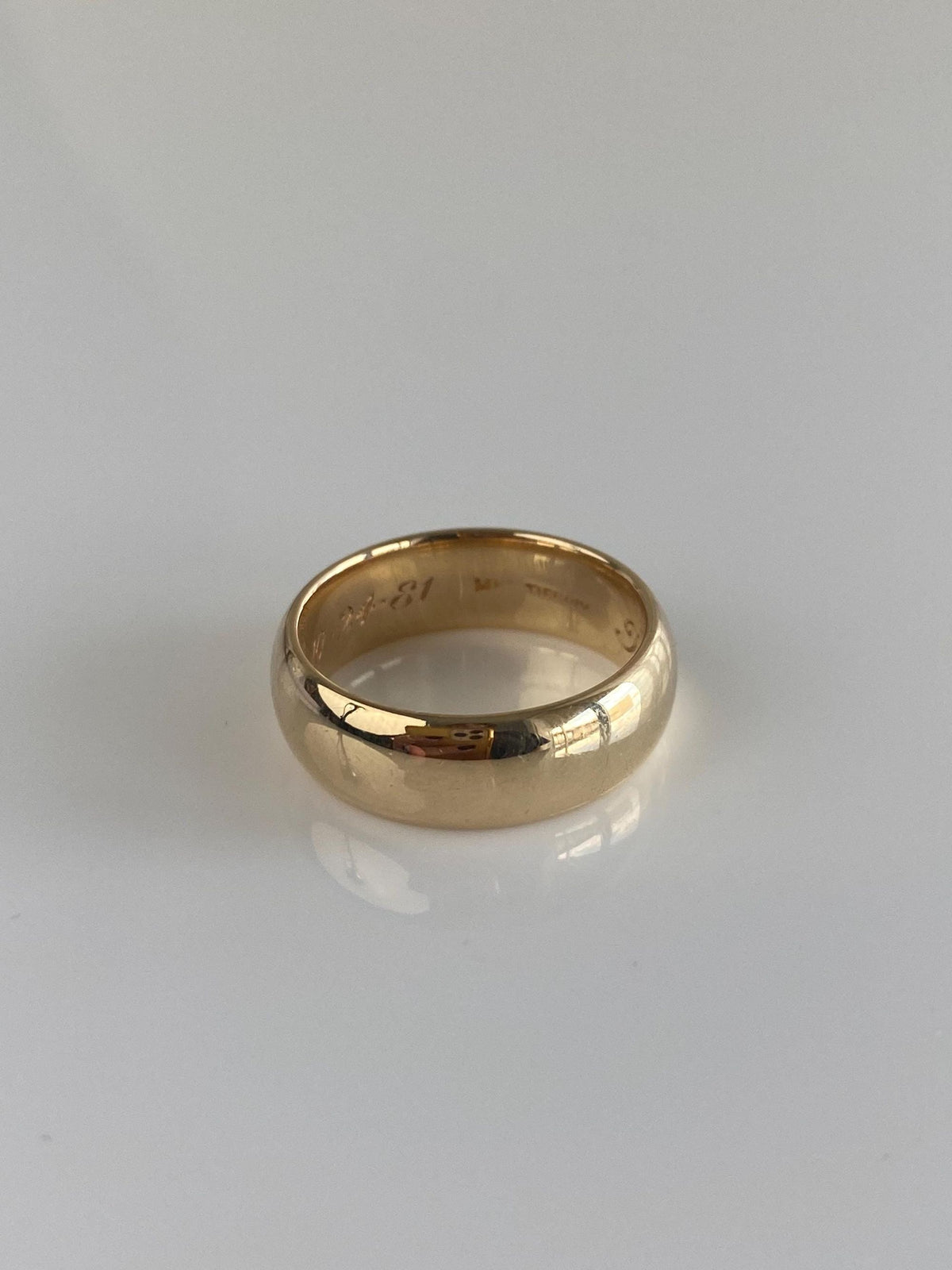 Tiffany & Co. Solid 14k Yellow Gold Ring Band - Size 7