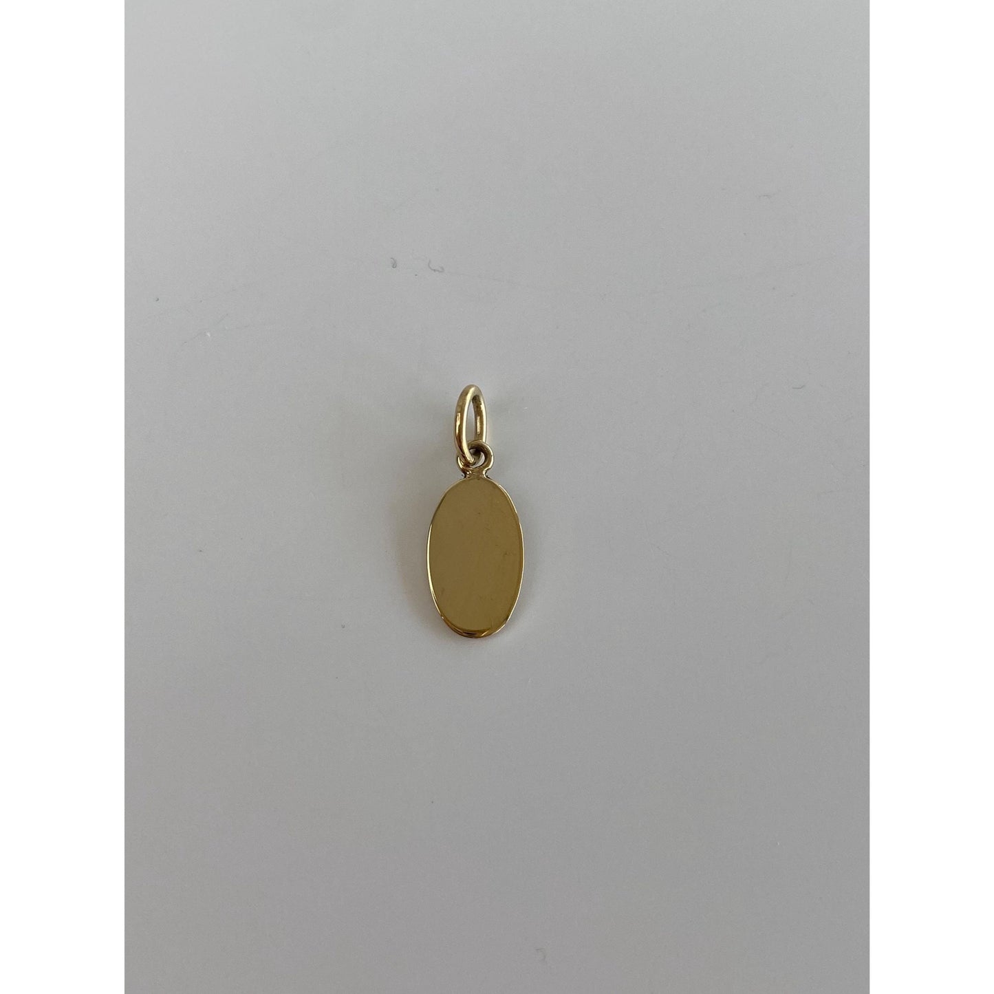 Vintage Solid 9k Yellow Gold Small Cufflink Conversion Charm