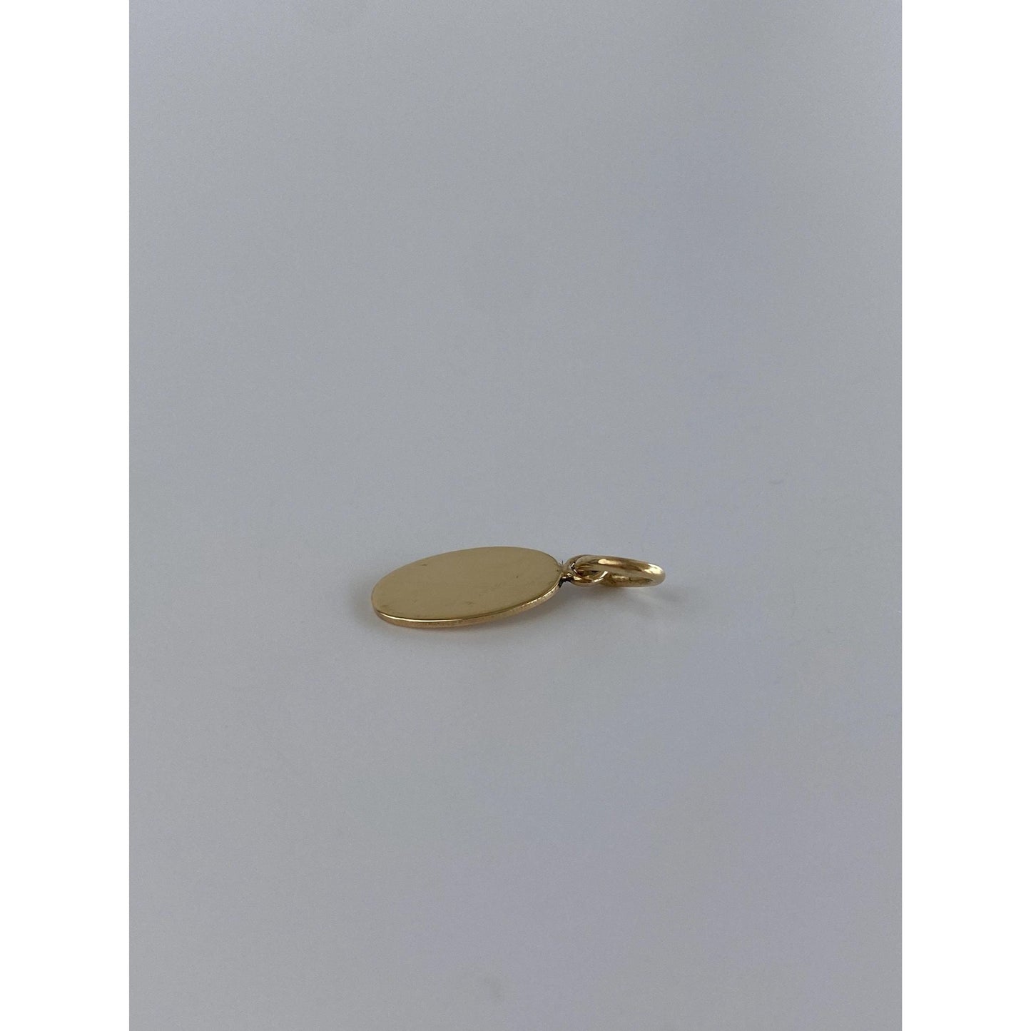 Vintage Solid 9k Yellow Gold Small Cufflink Conversion Charm