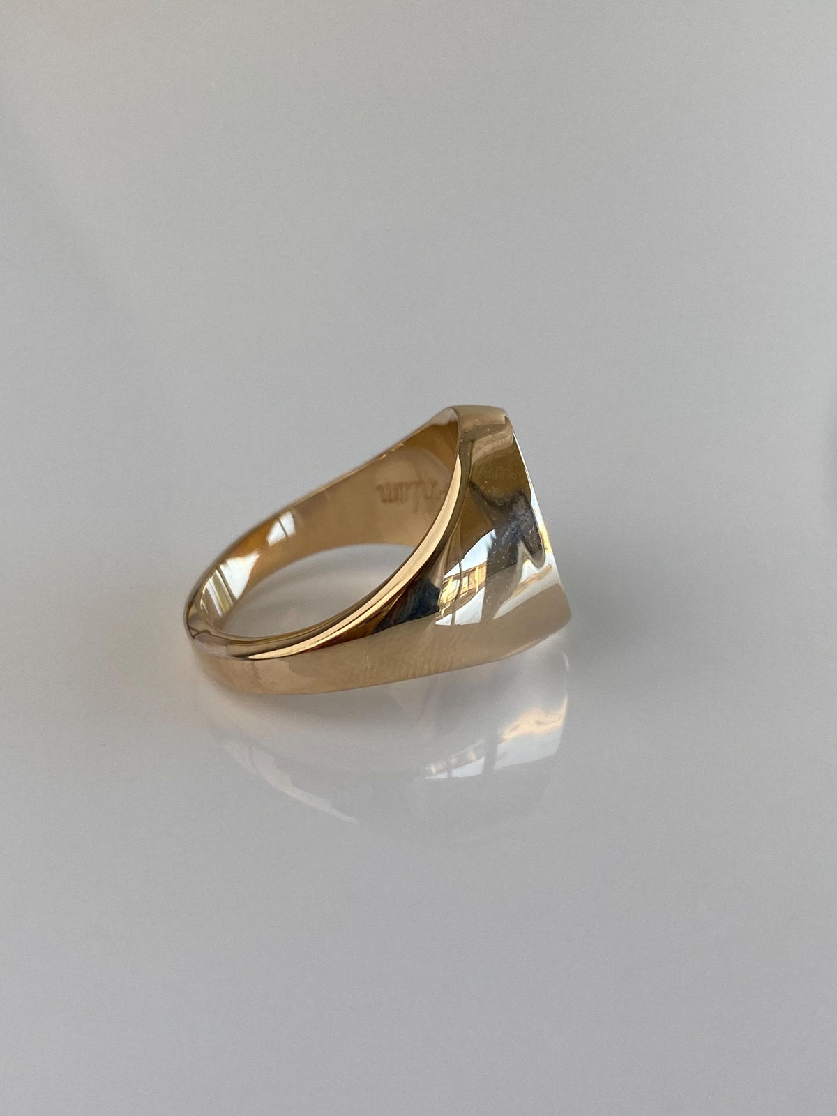 Vintage Solid 14k Yellow Gold The Lankenau Hospital School of Nursing Signet Ring - Size 5