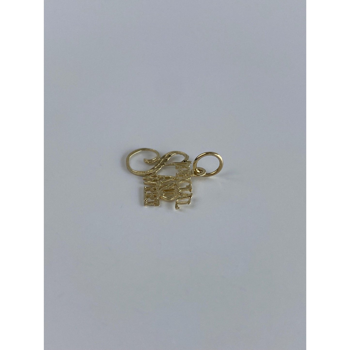Solid 14k Yellow Gold 'Special & Sweet' Charm