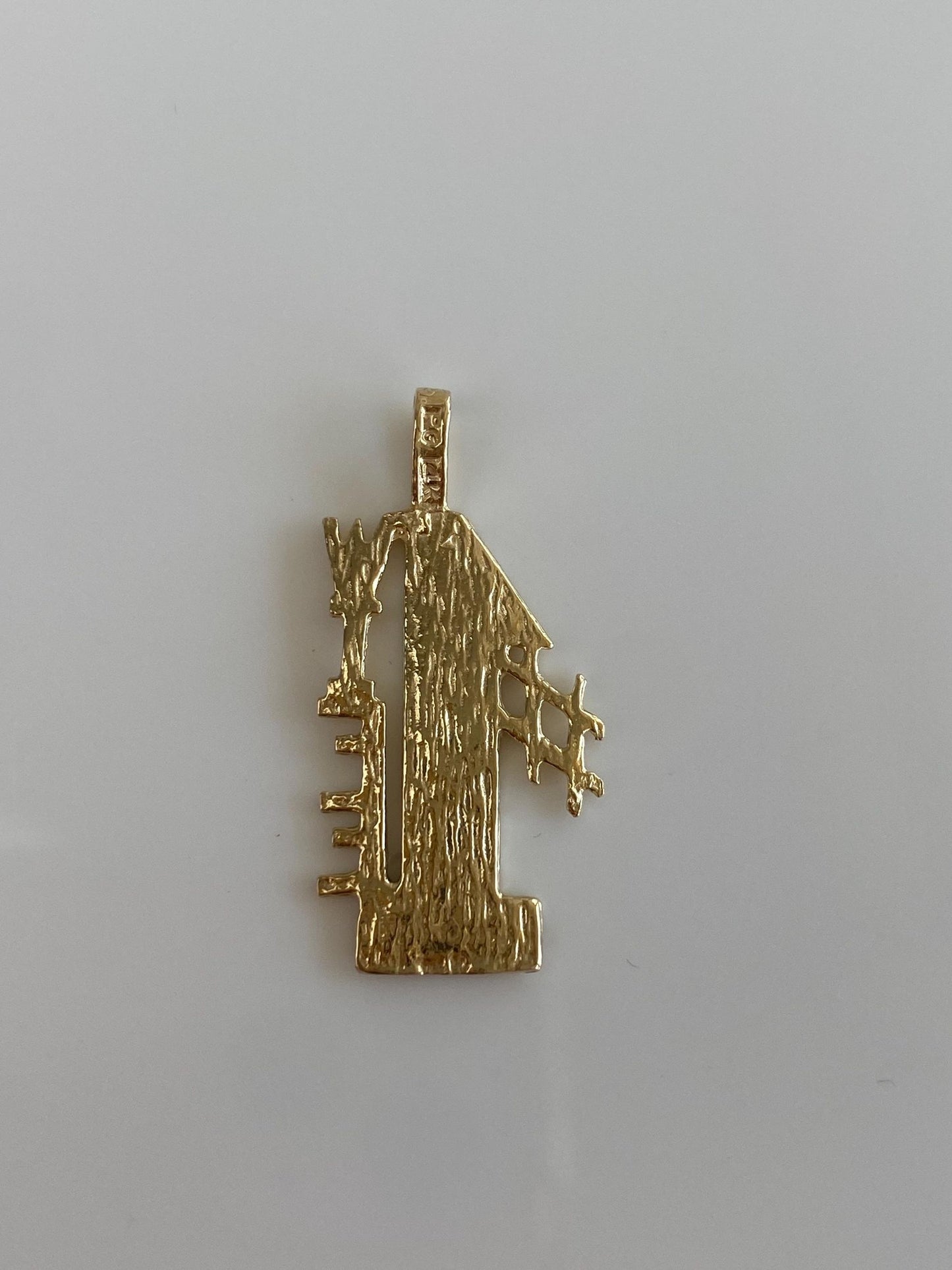 Vintage Solid 14k Yellow Gold #1 Wife Charm