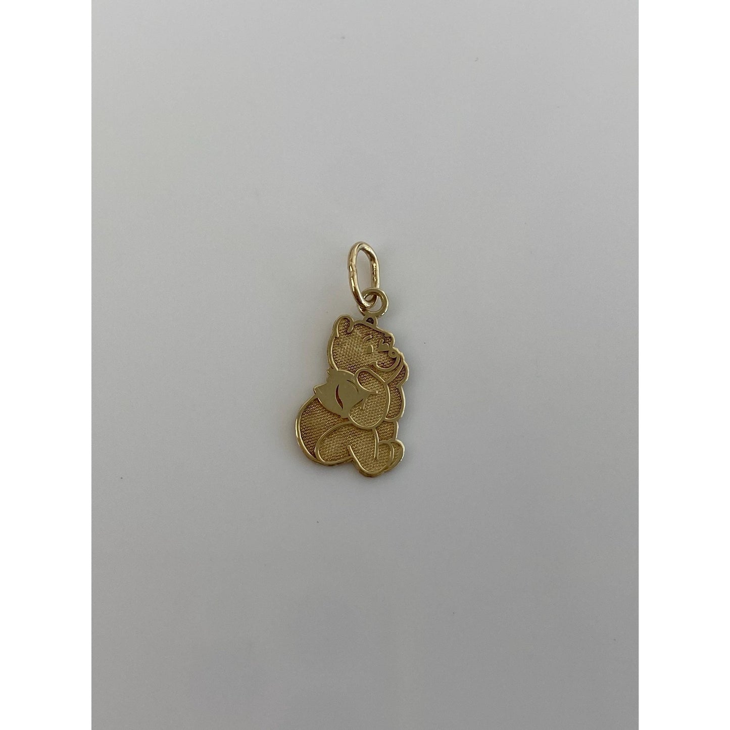 Solid 14k Yellow Gold Winnie The Pooh Charm