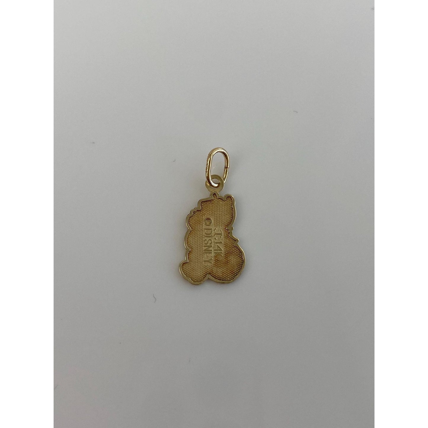 Solid 14k Yellow Gold Winnie The Pooh Charm