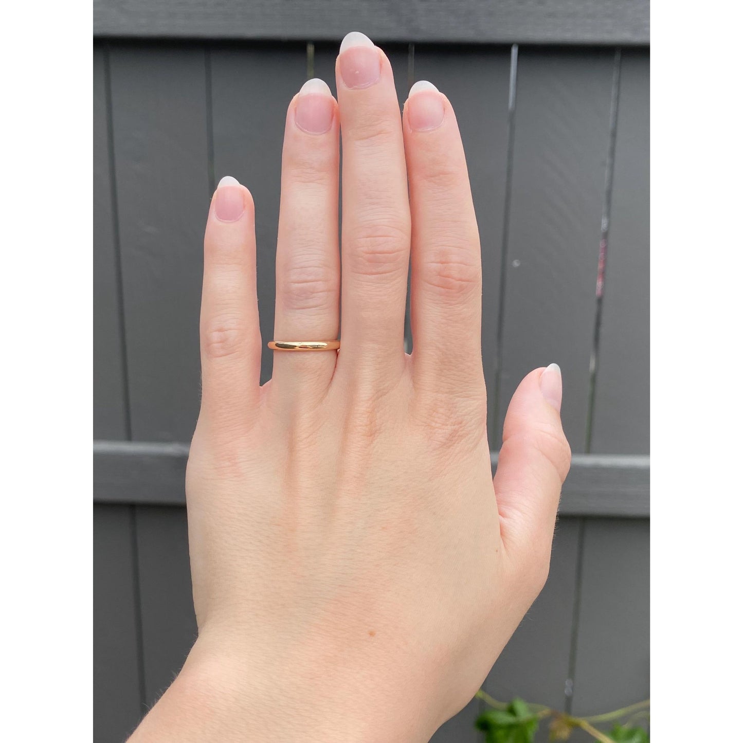 Vintage Solid 14k Yellow Gold Ring Band - Size 5.5