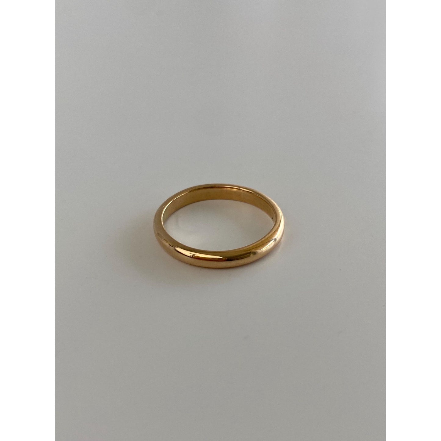Vintage Solid 14k Yellow Gold Ring Band - Size 5.5