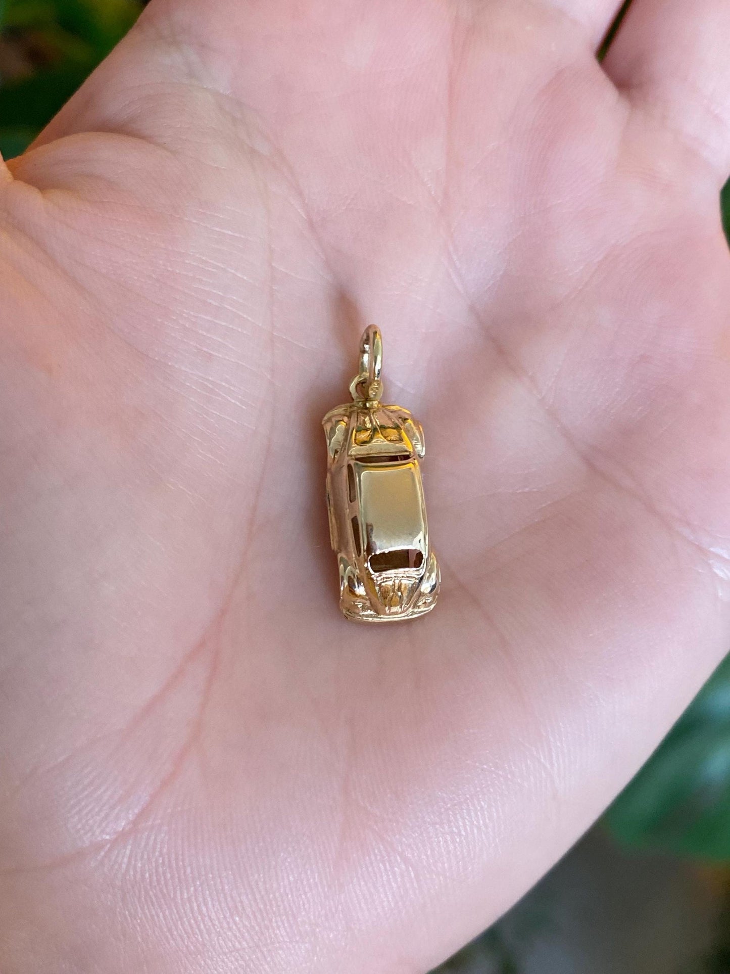 Vintage 14k Yellow Gold Bug Beetle Car Charm