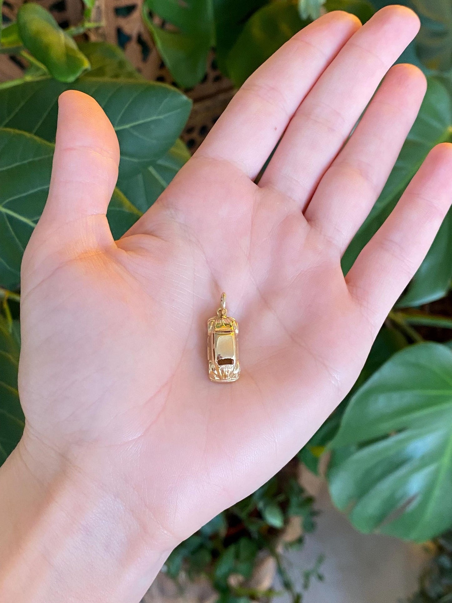 Vintage 14k Yellow Gold Bug Beetle Car Charm