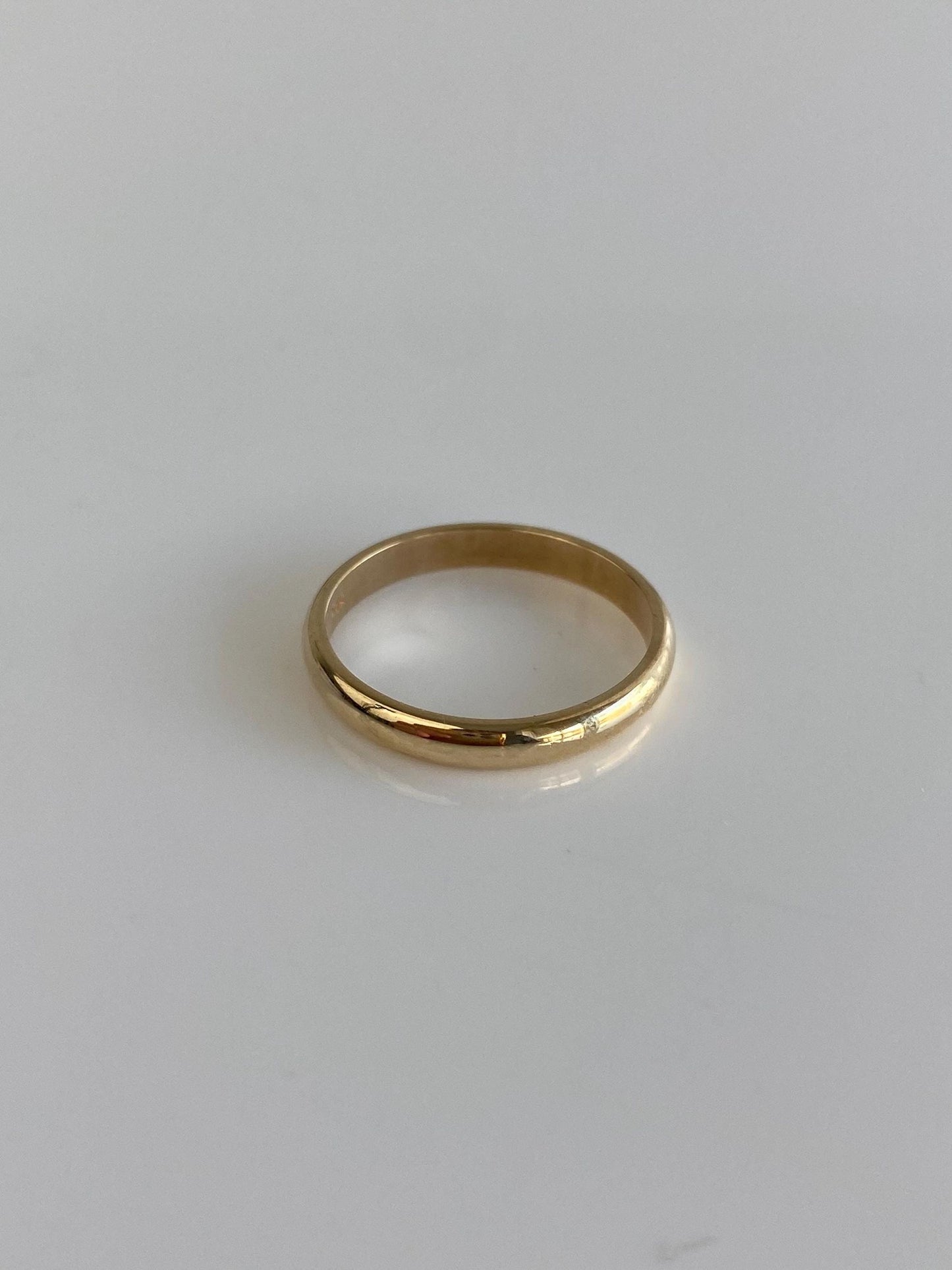 Vintage Solid 10k Yellow Gold Ring Band - Size 5
