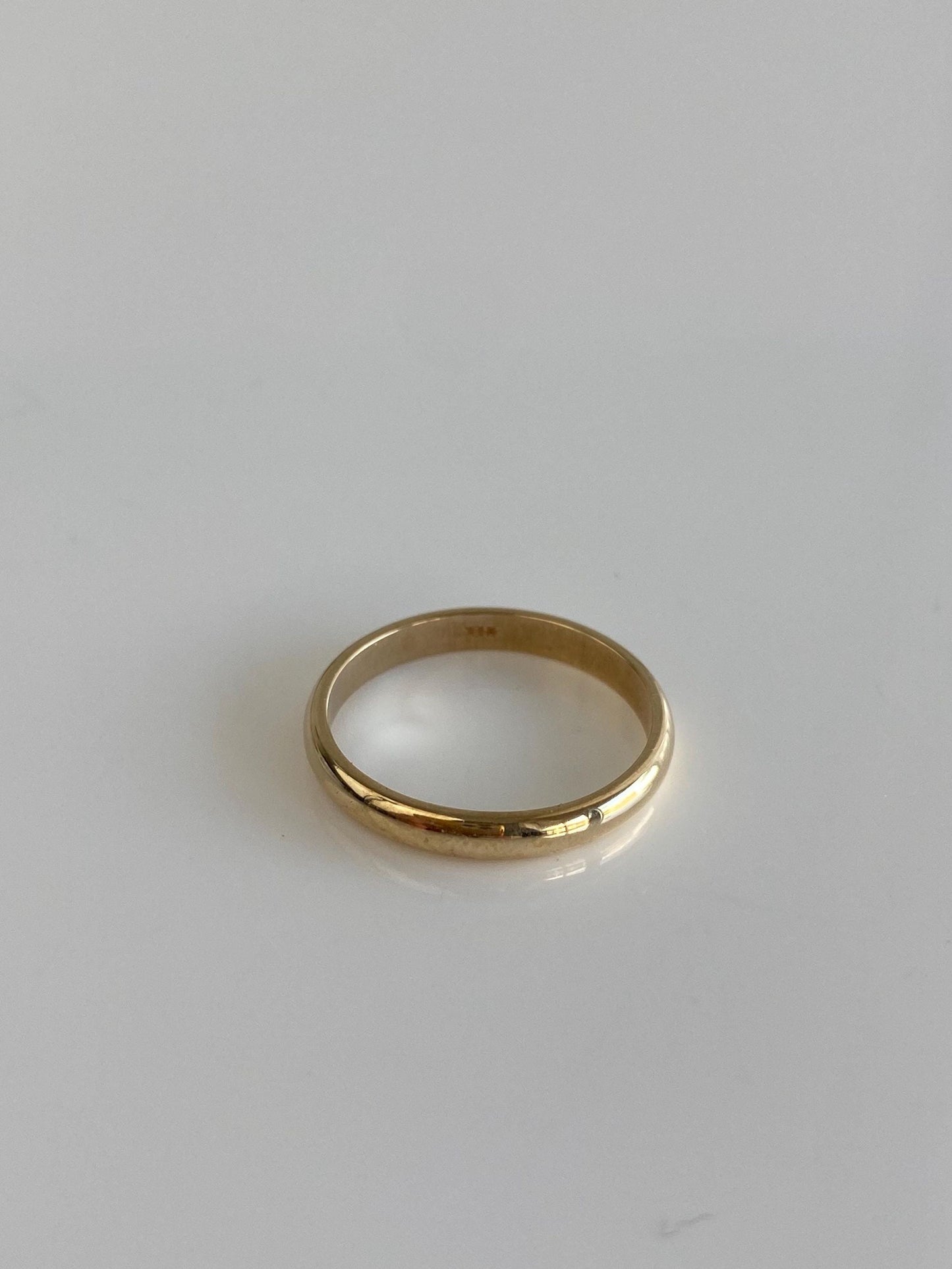 Vintage Solid 10k Yellow Gold Ring Band - Size 5
