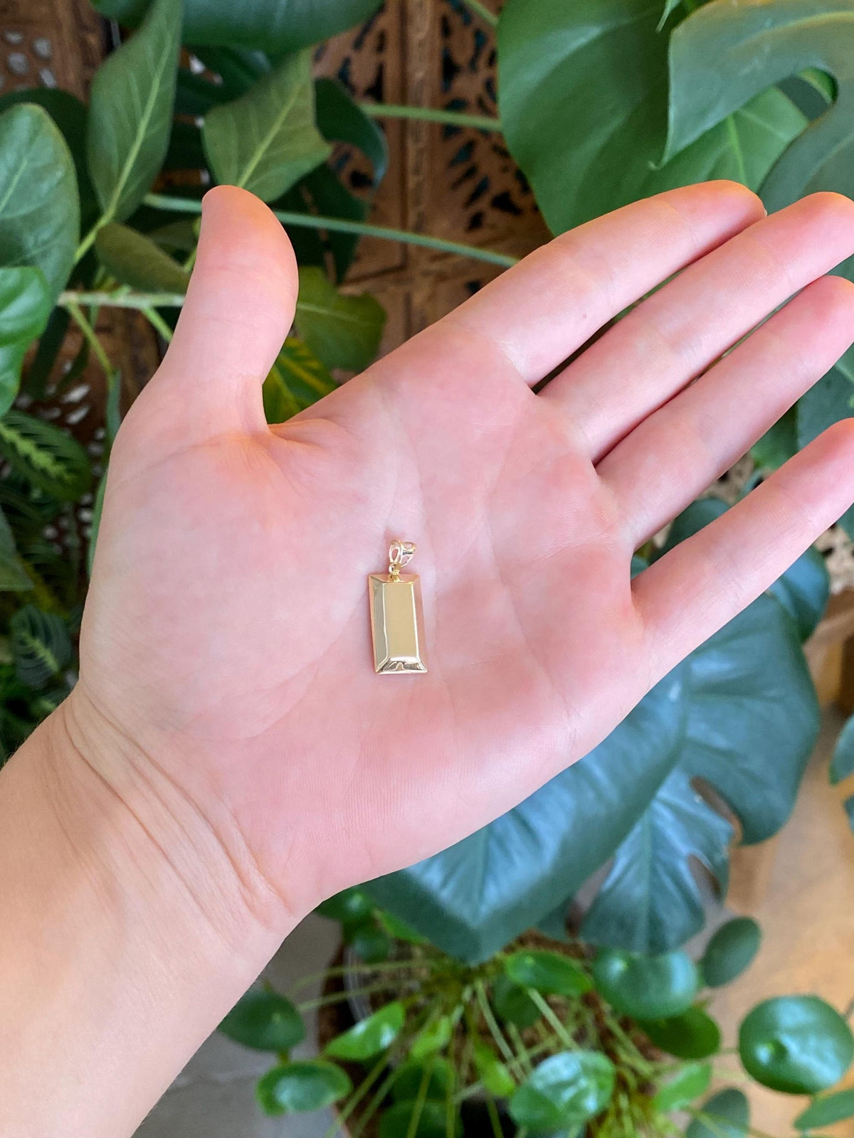 Vintage 10k Yellow Gold Gold Bar Charm