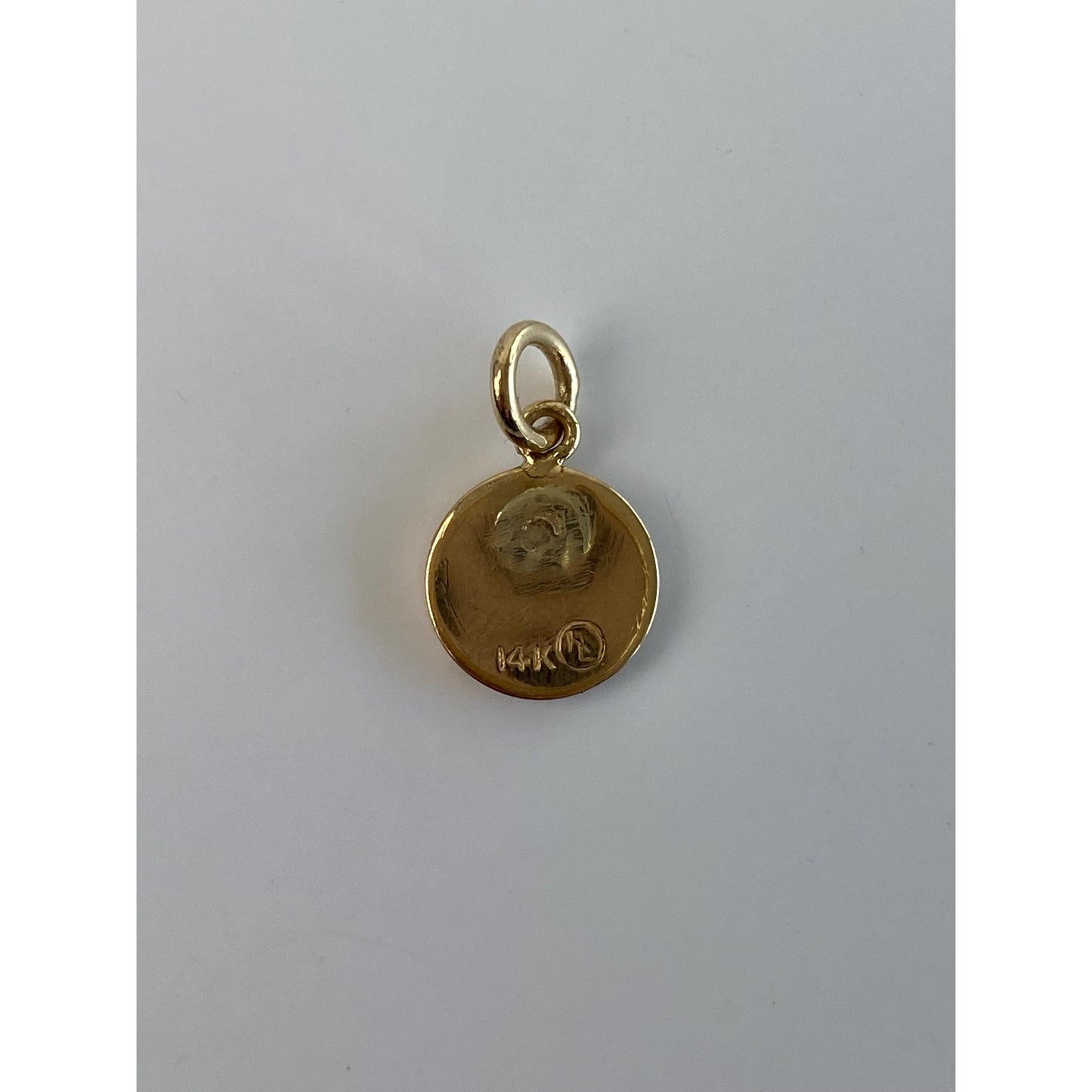 Vintage Solid 14k Yellow Gold Monogram 'GHL' Stick Pin Conversion Charm