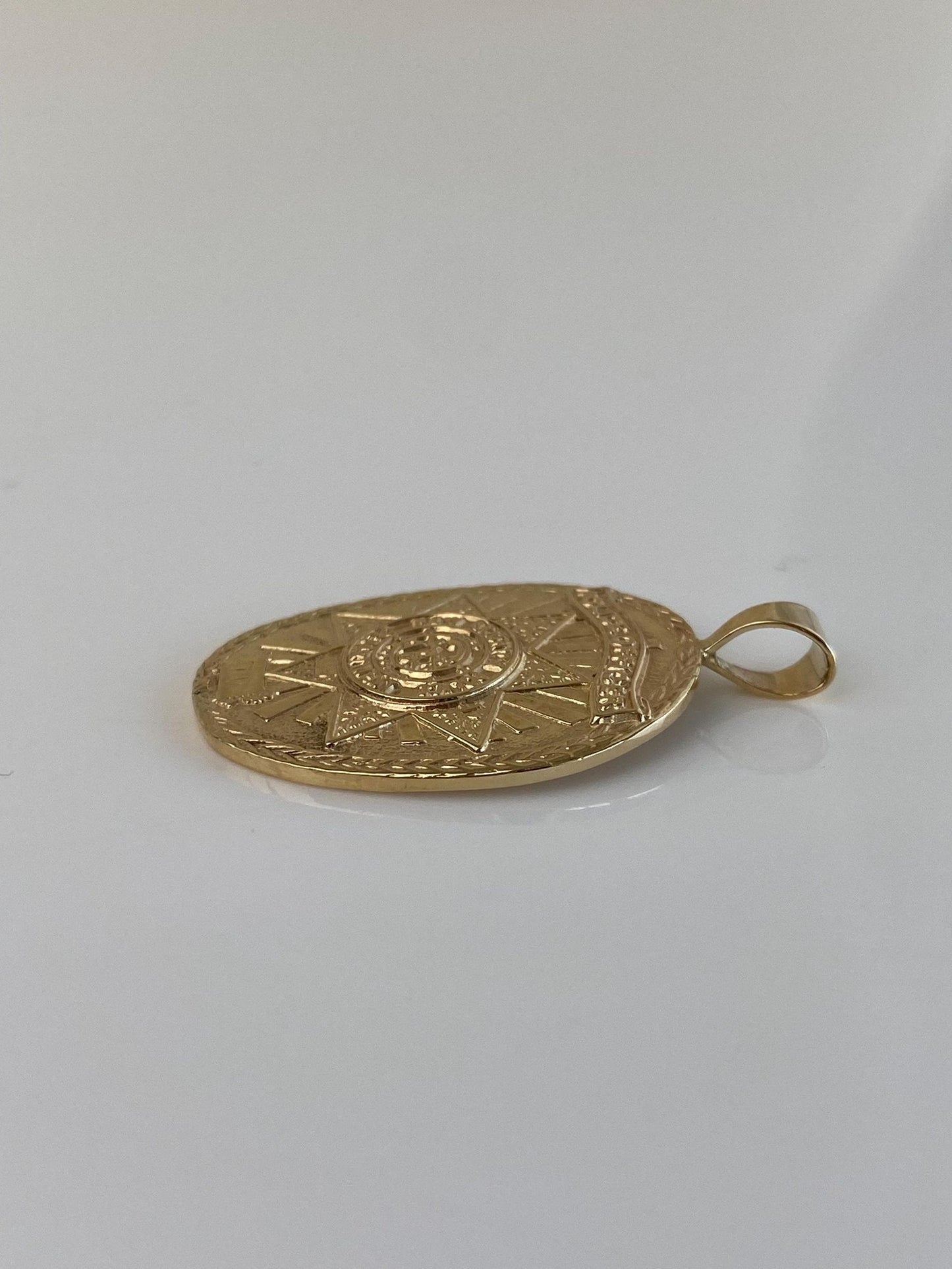 Vintage Solid 14k Yellow Gold Police Officer Badge Charm