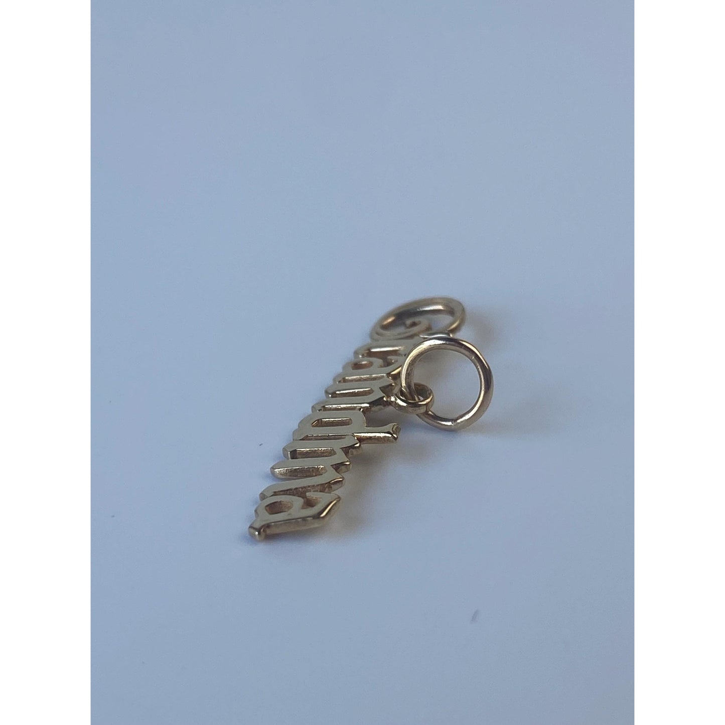 Vintage Solid 14k Yellow Gold 'Grandma' Charm