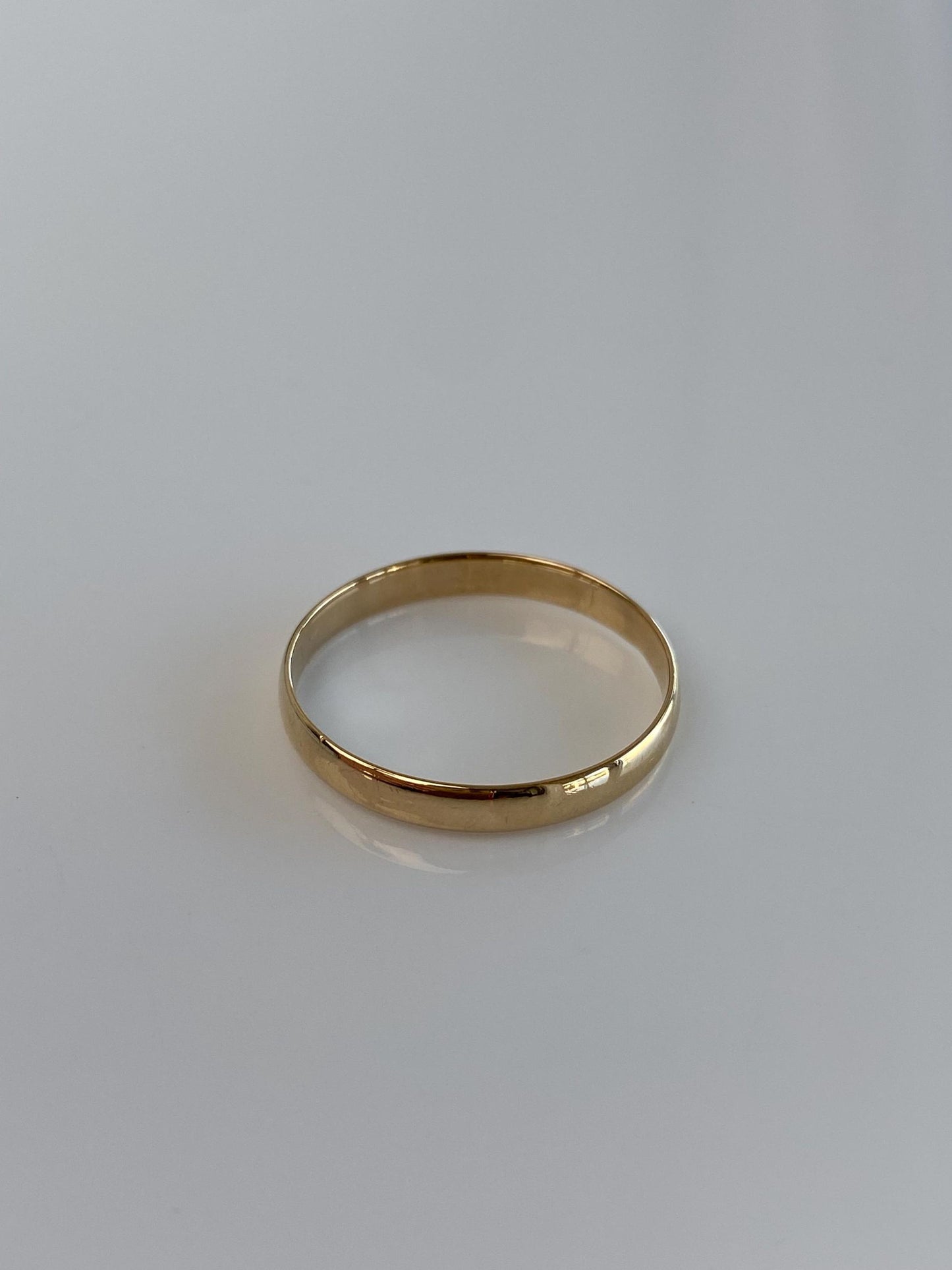 Vintage Solid 14k Yellow Gold Ring Band - Size 10