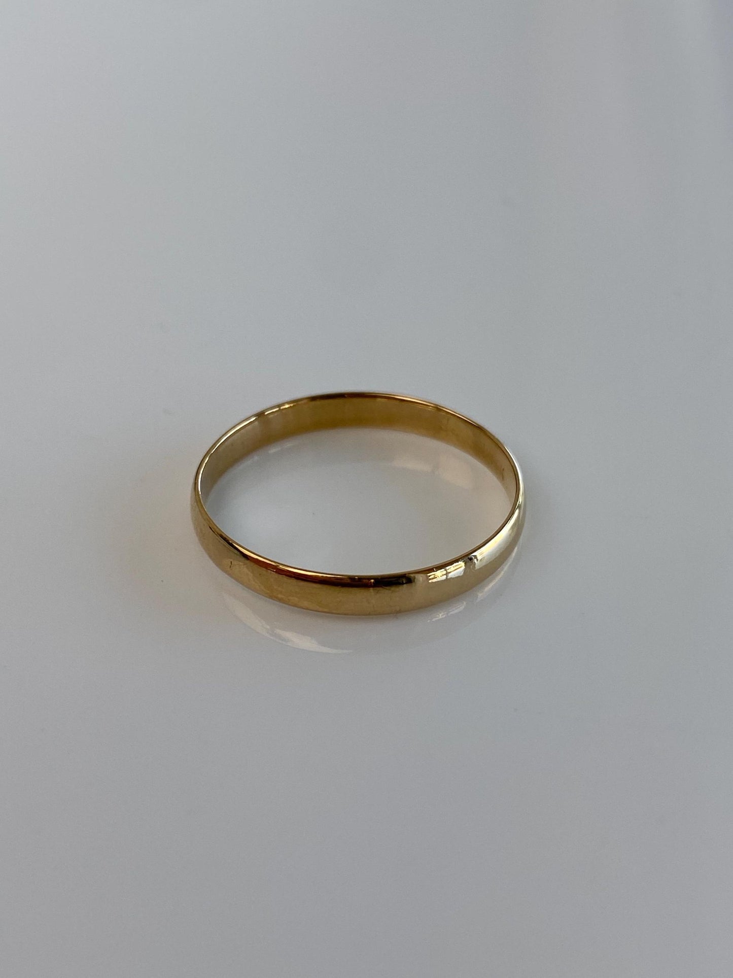 Vintage Solid 14k Yellow Gold Ring Band - Size 10