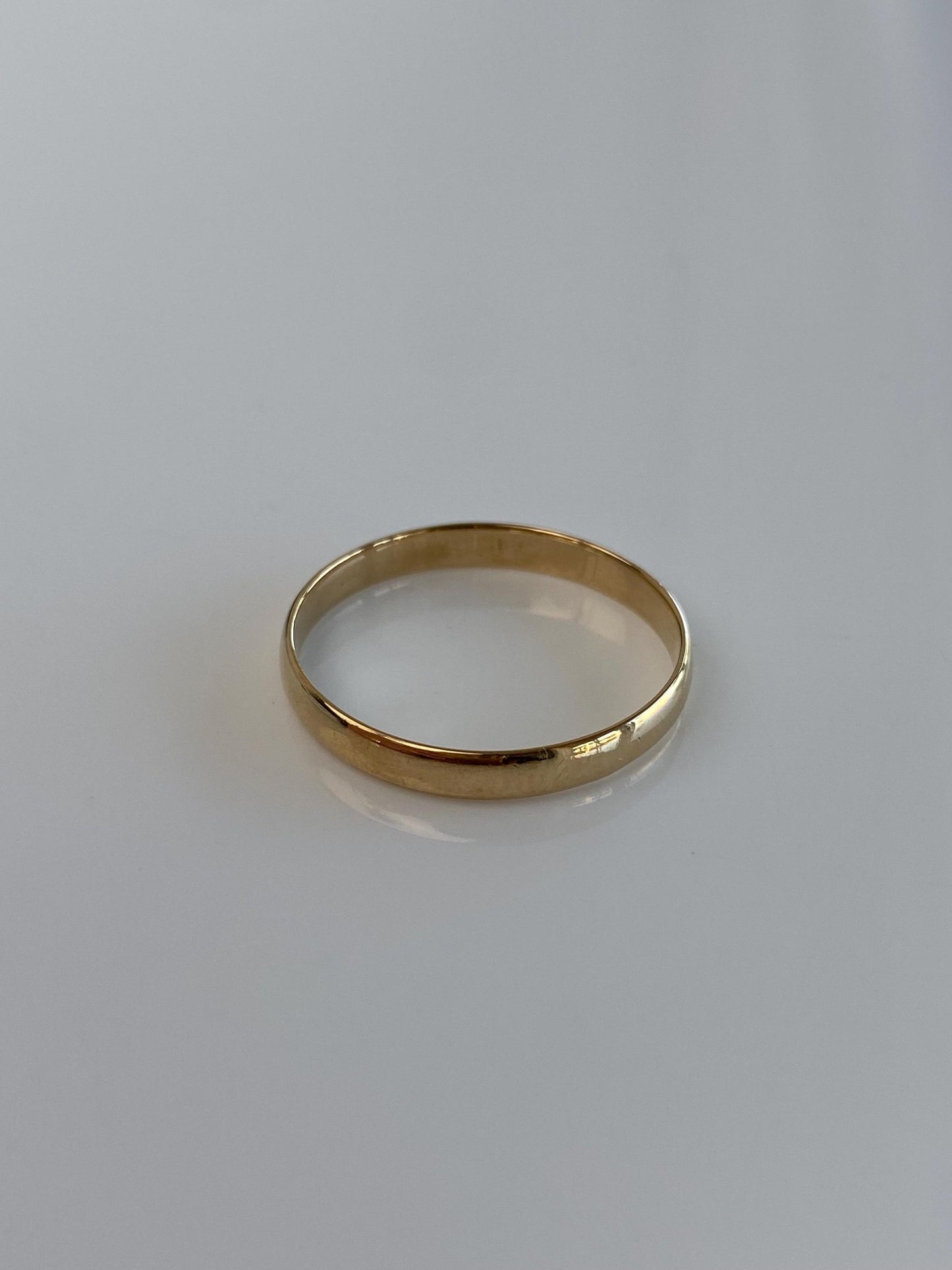 Vintage Solid 14k Yellow Gold Ring Band - Size 10