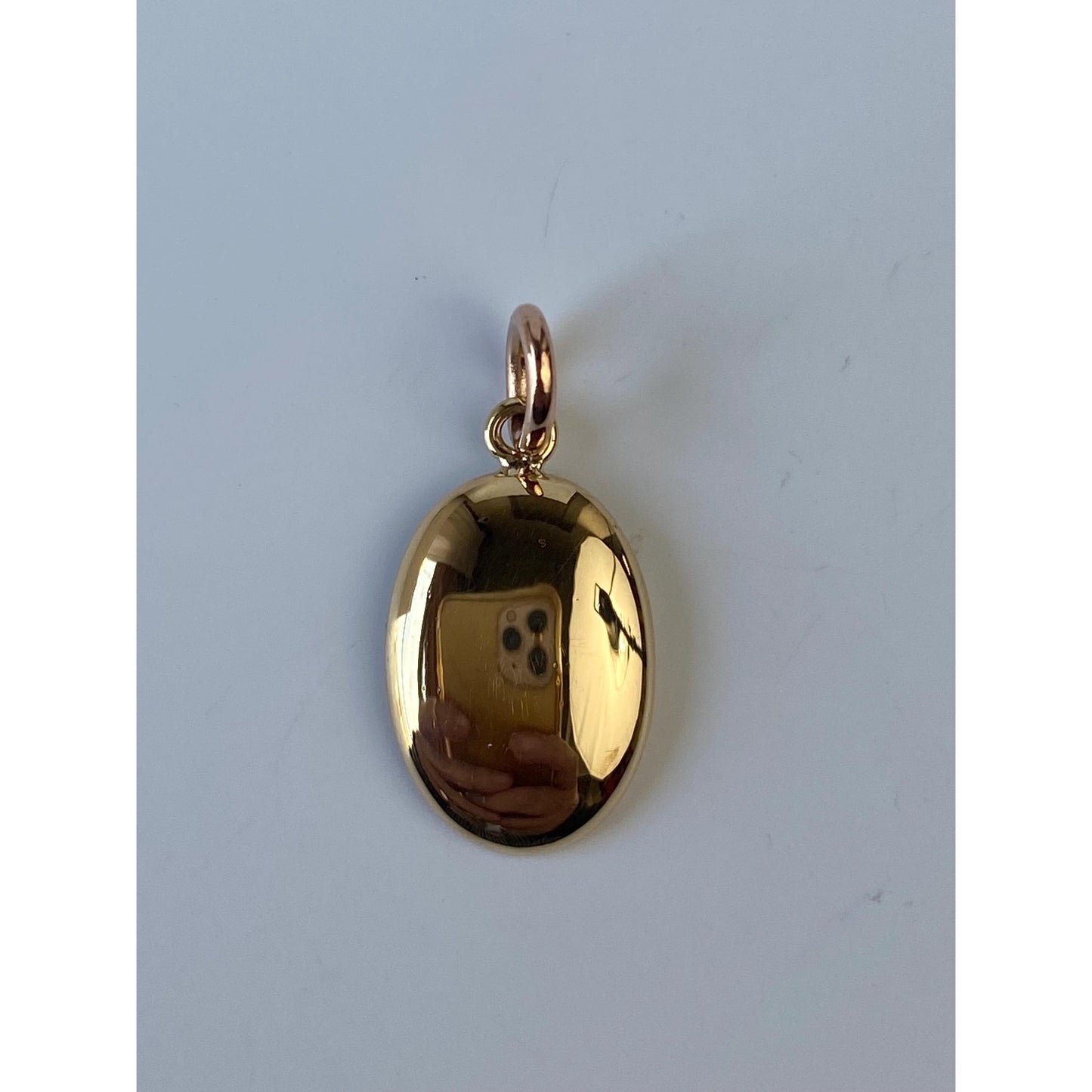 Vintage Solid 18k Yellow Gold Cufflink Conversion Charm