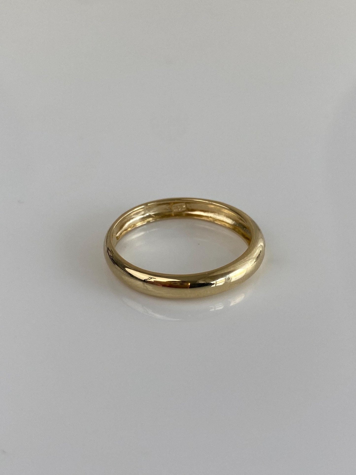 Vintage Solid 10k Yellow Gold Ring Band w/ Interchangeable Amethyst, Smokey Quartz, Garnet, Citrine & Clear Sapphire Gems - Size 7.75