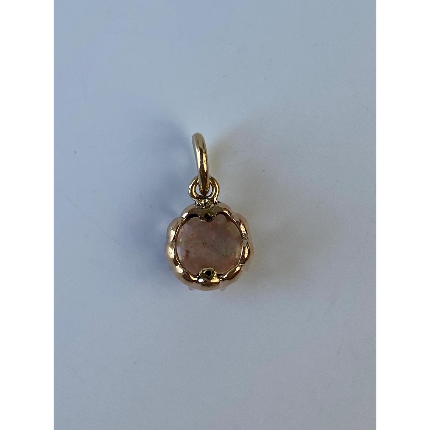 Vintage Solid 10k Yellow Gold Opal Stick Pin Conversion Charm