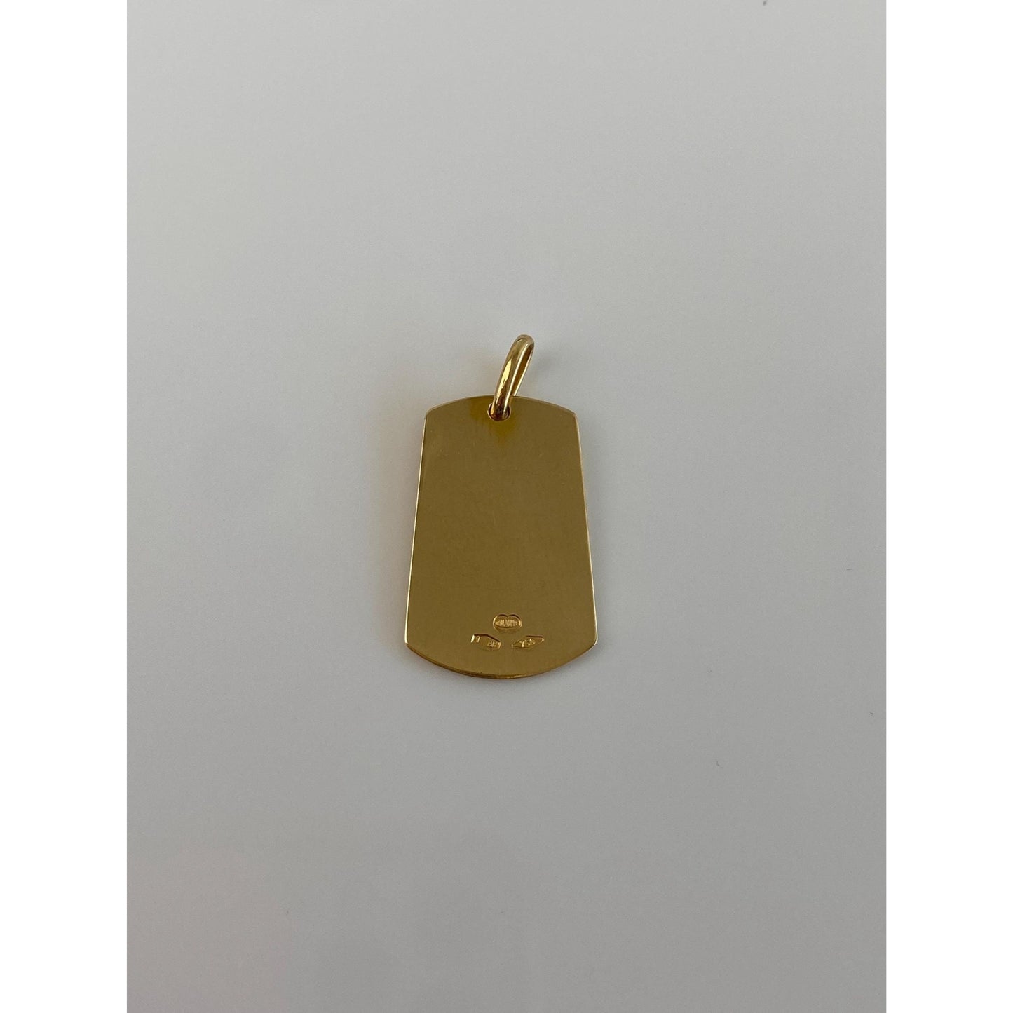 Vintage Solid 18k Yellow Gold Jesus Religious Charm