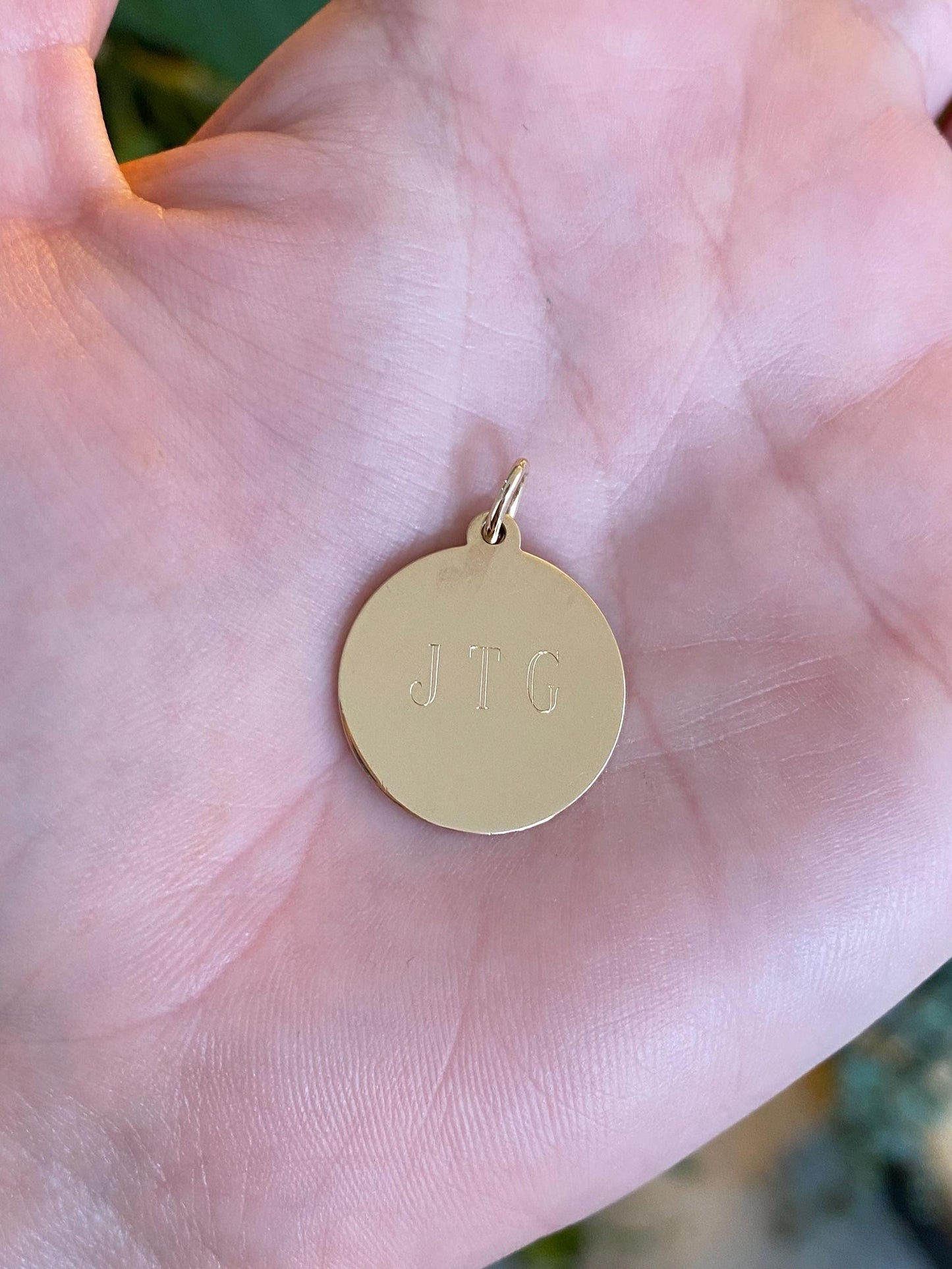 Vintage Solid 14k Yellow Gold JTG The Country Ball 1937 Charm
