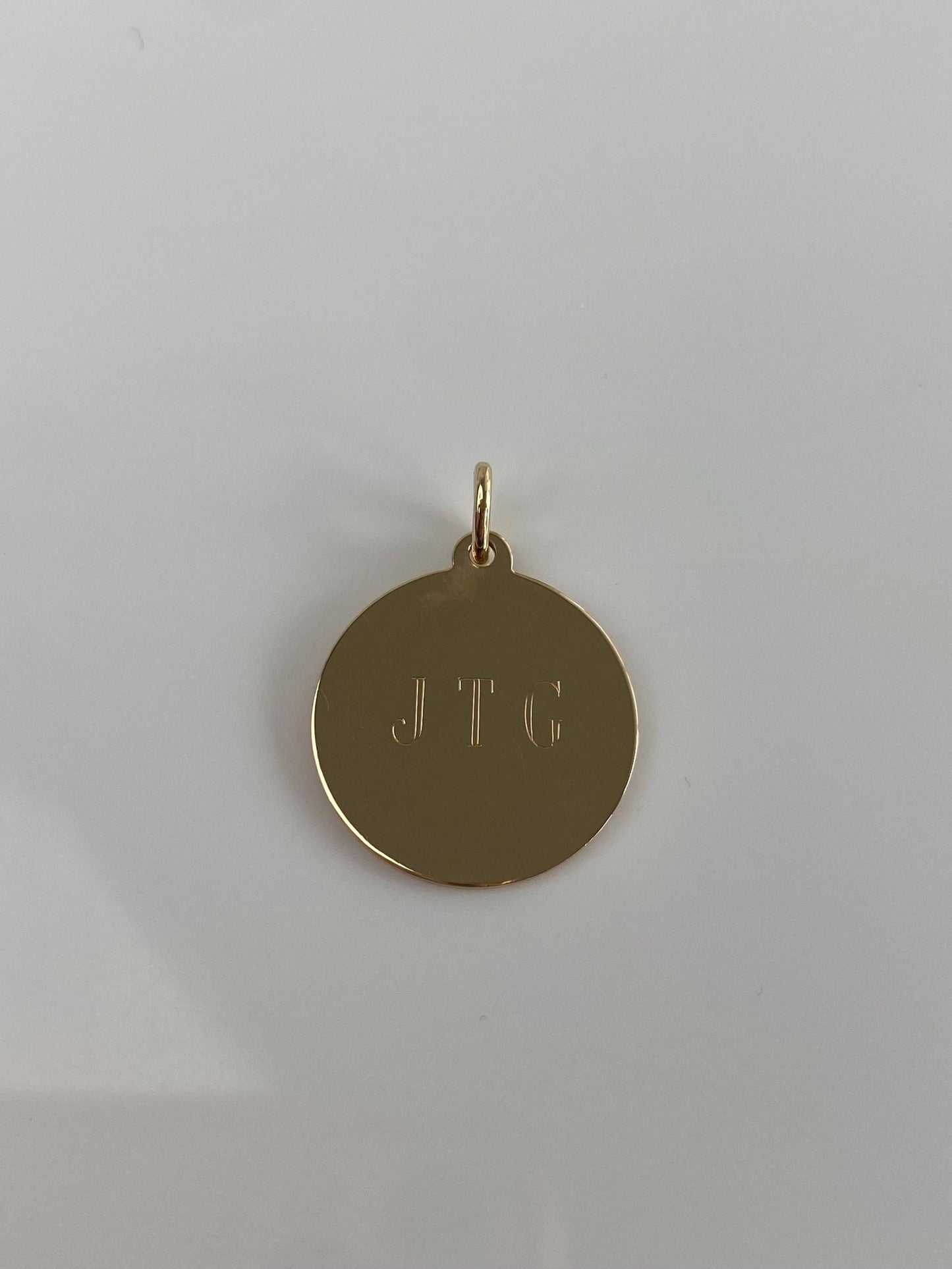 Vintage Solid 14k Yellow Gold JTG The Country Ball 1937 Charm