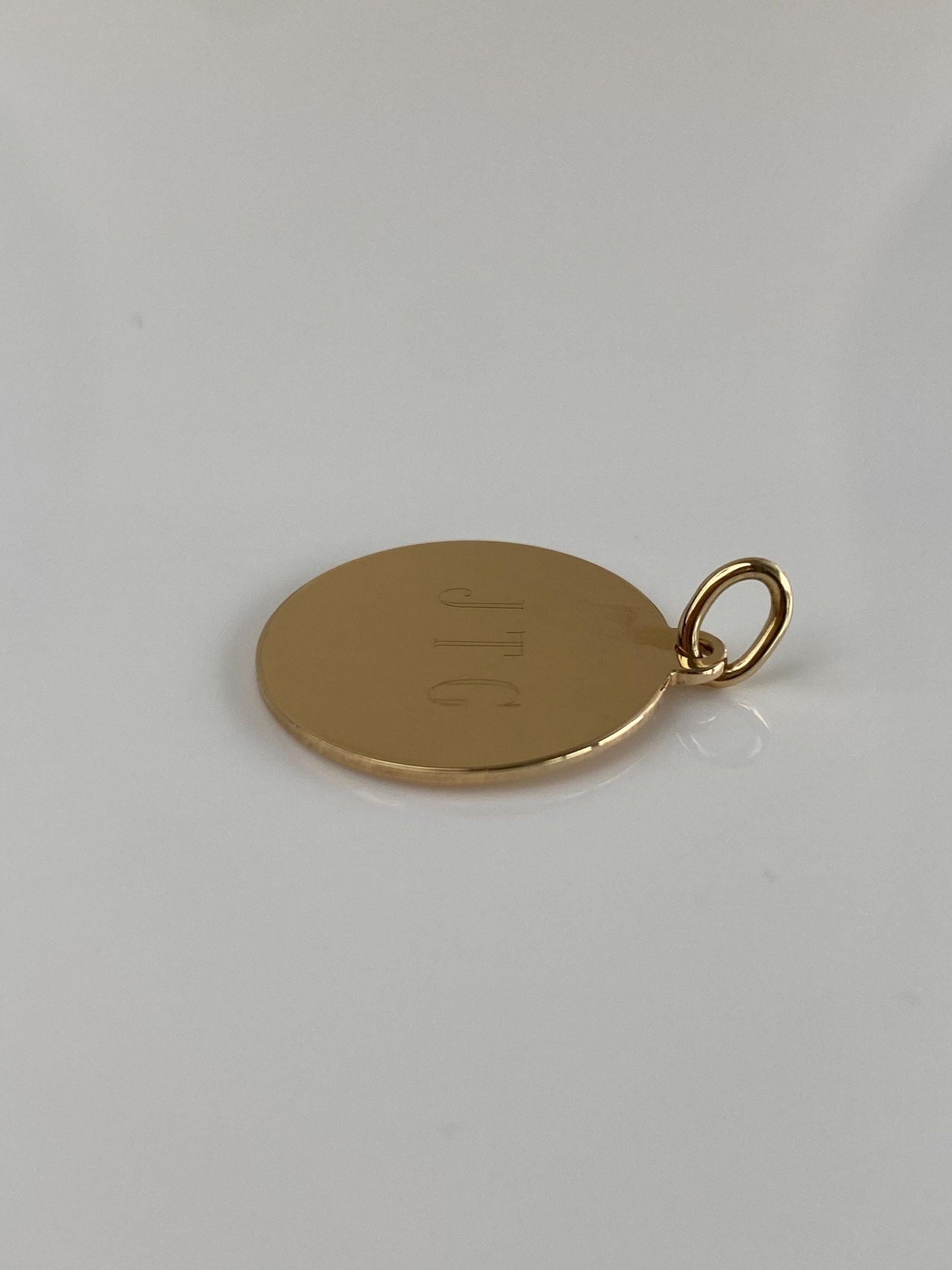 Vintage Solid 14k Yellow Gold JTG The Country Ball 1937 Charm