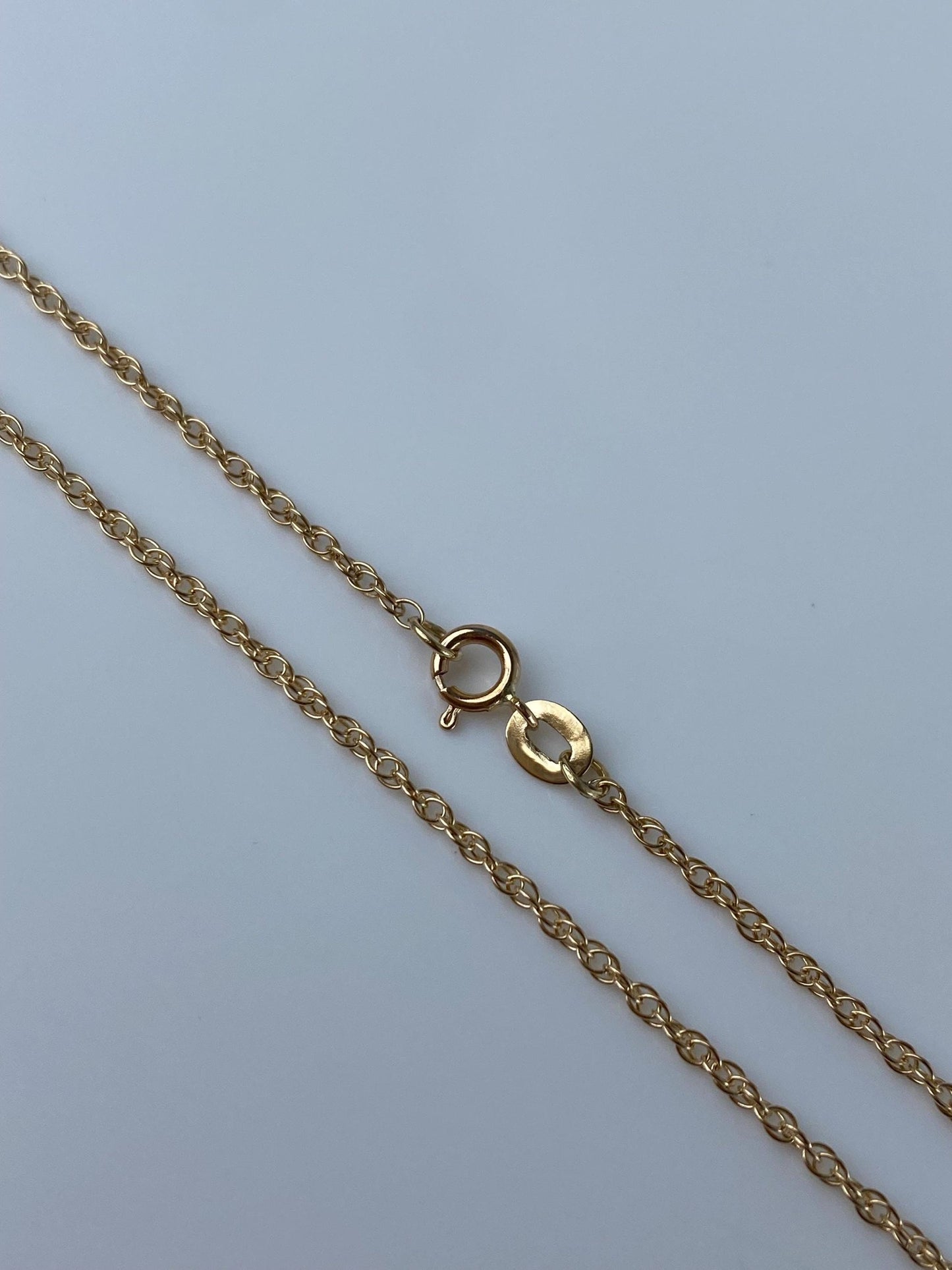 Vintage Solid 14k Yellow Gold Chain Necklace - 18 inches