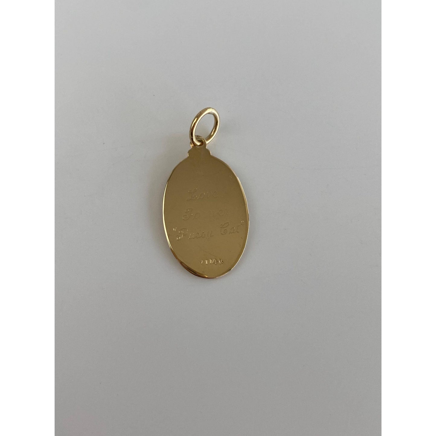Vintage Solid 14k Yellow Gold St. Joseph Charm