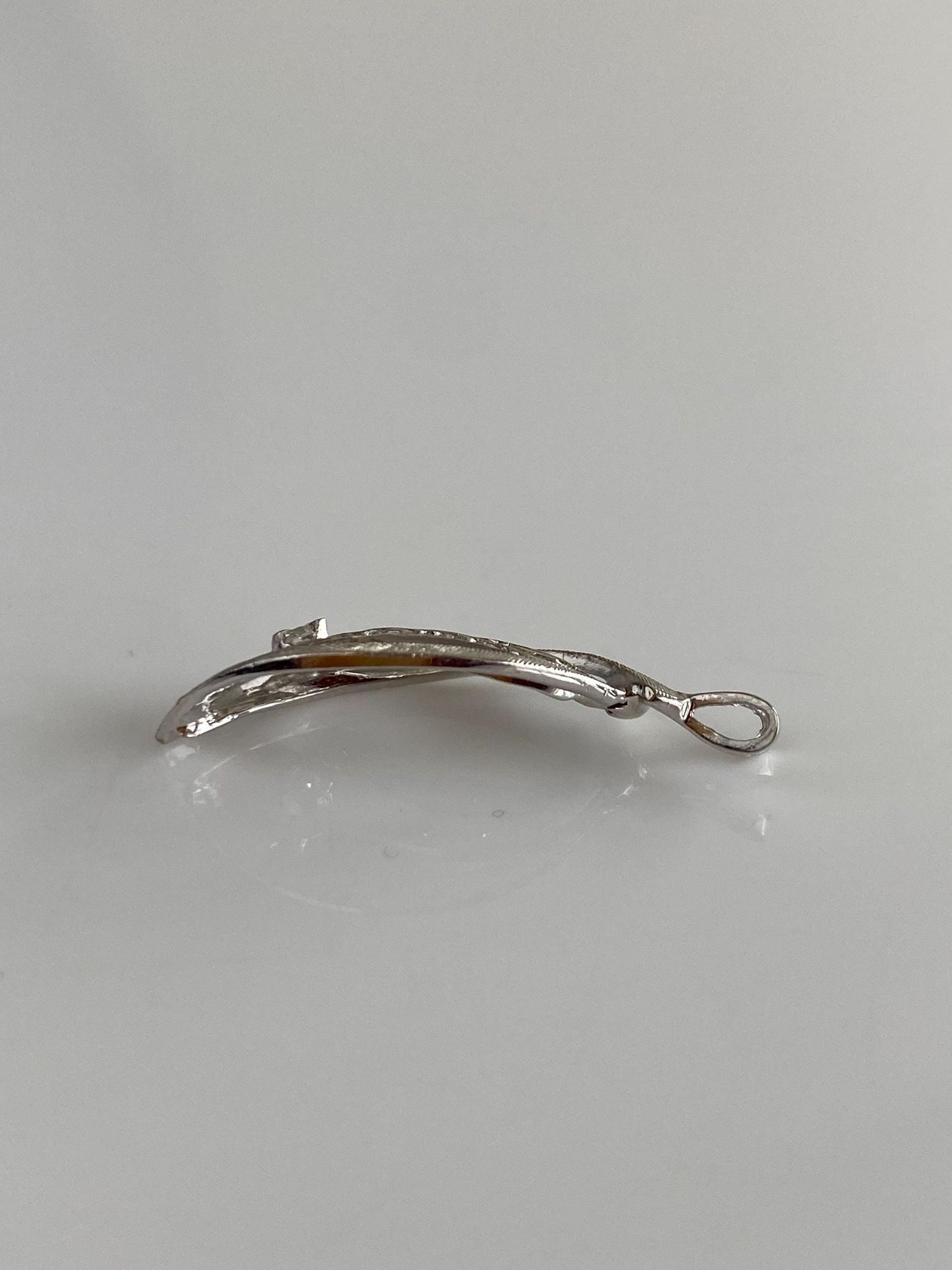Solid 14k Yellow Gold Diamond Charm