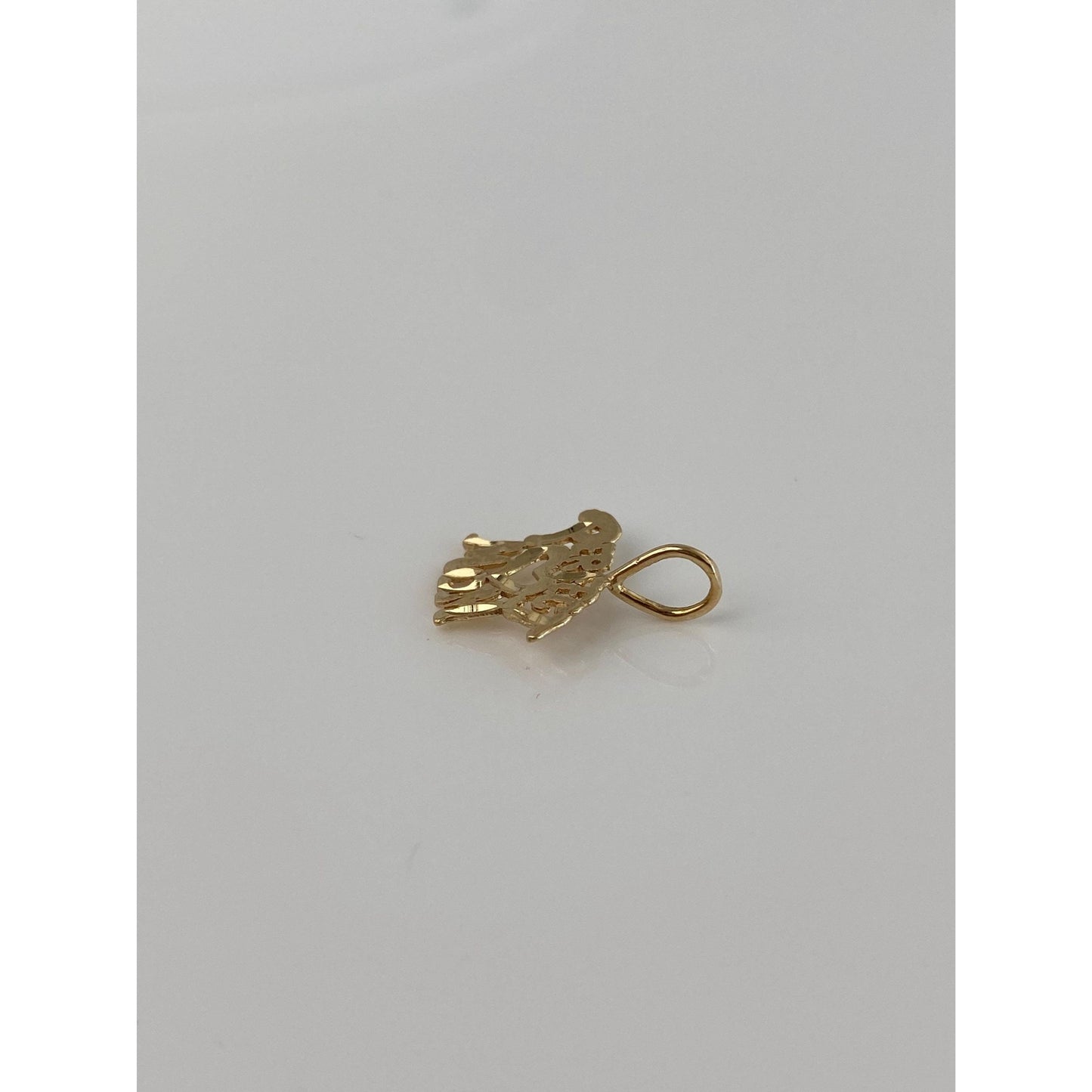 Vintage Solid 14k Yellow Gold Perfect Mom Charm