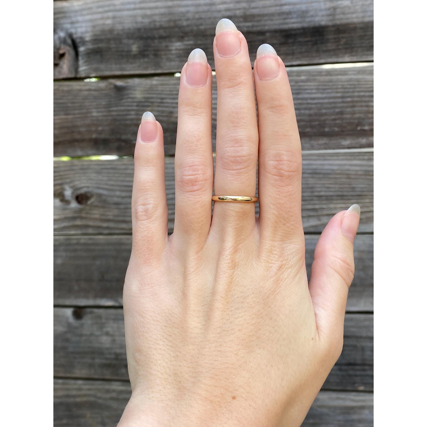 Vintage Solid 14k Yellow Gold Ring Band - Size 6.25