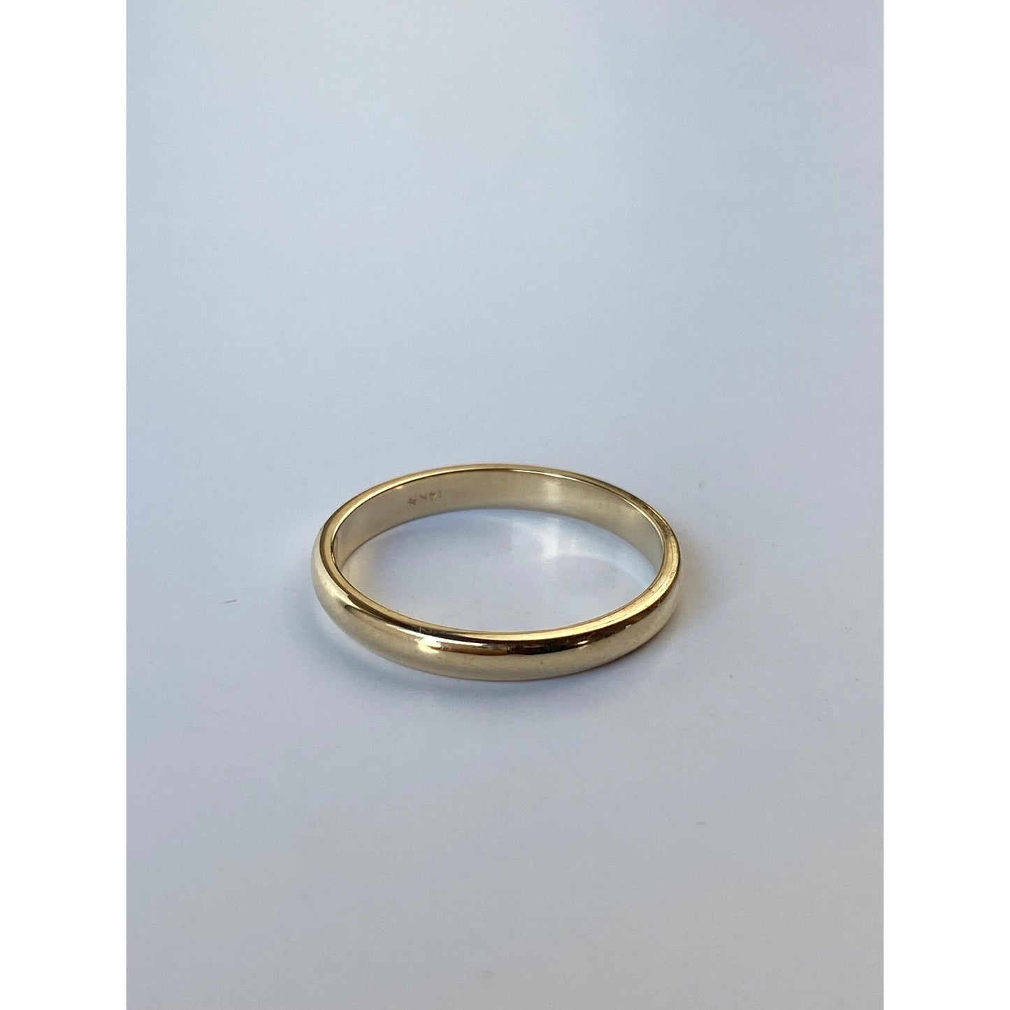 Vintage Solid 14k Yellow Gold Ring Band - Size 6.25