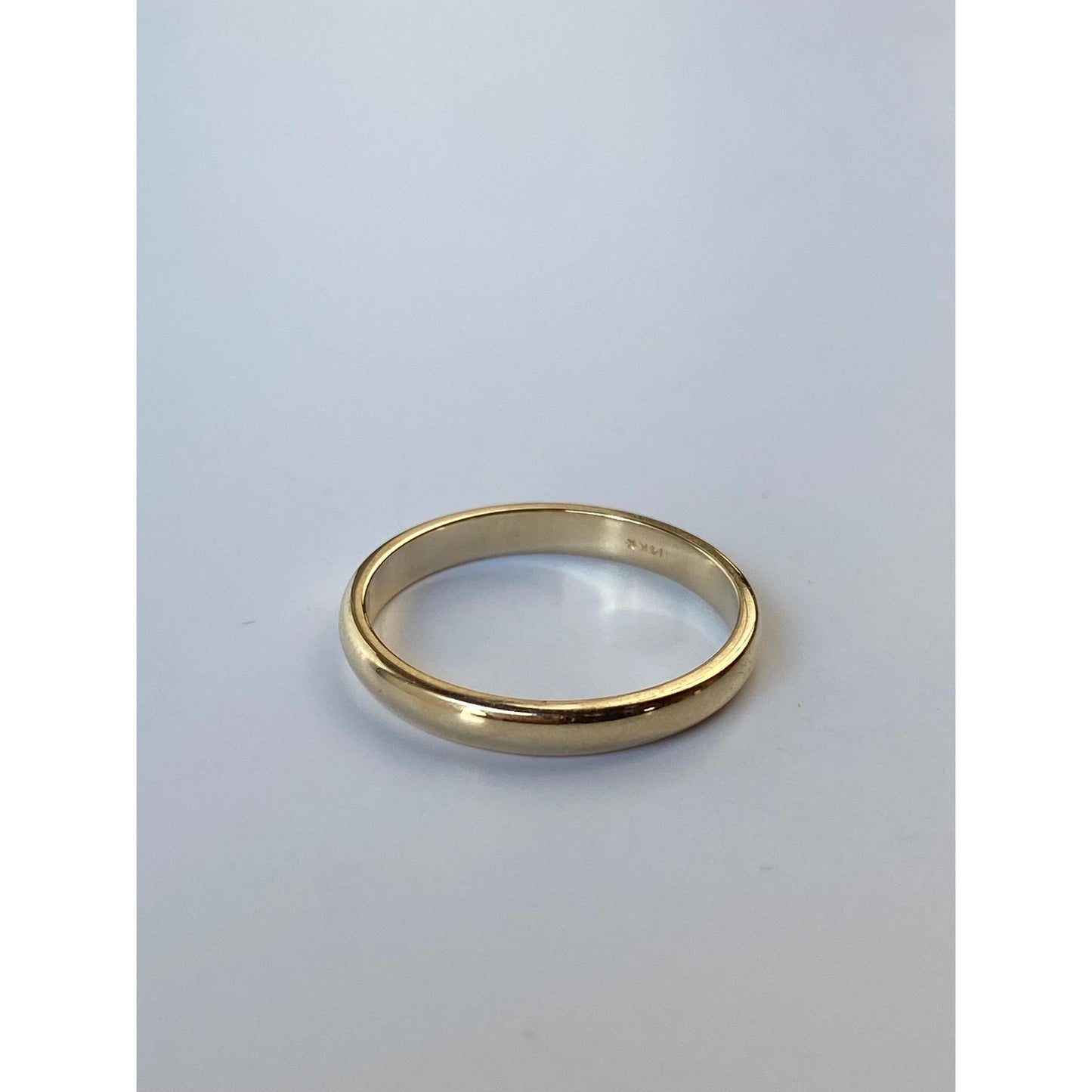 Vintage Solid 14k Yellow Gold Ring Band - Size 6.25