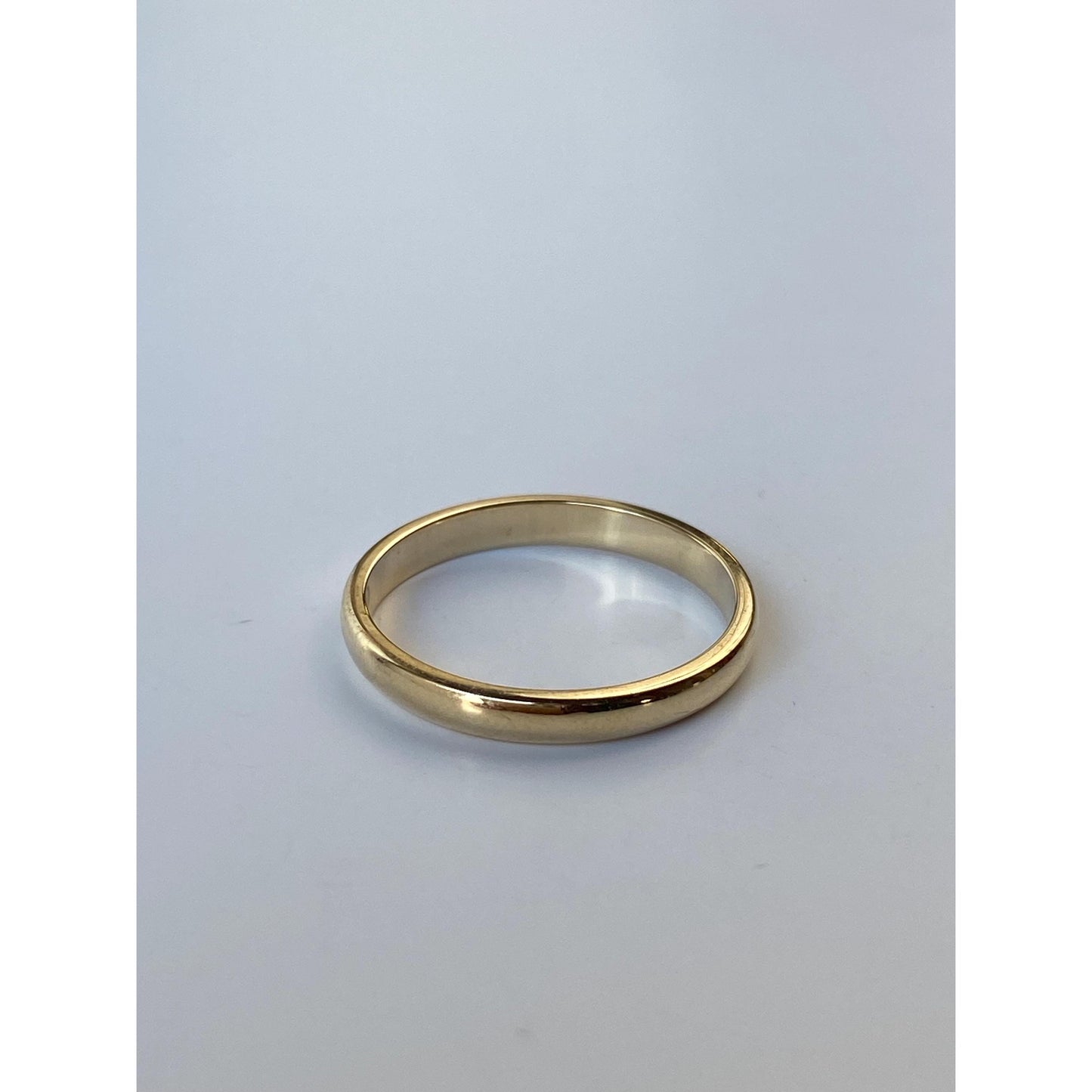 Vintage Solid 14k Yellow Gold Ring Band - Size 6.25
