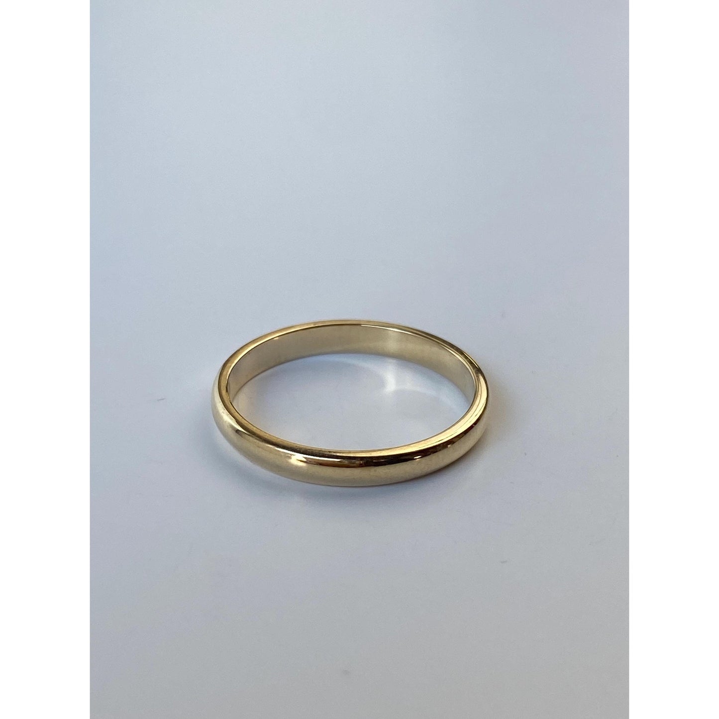 Vintage Solid 14k Yellow Gold Ring Band - Size 6.25