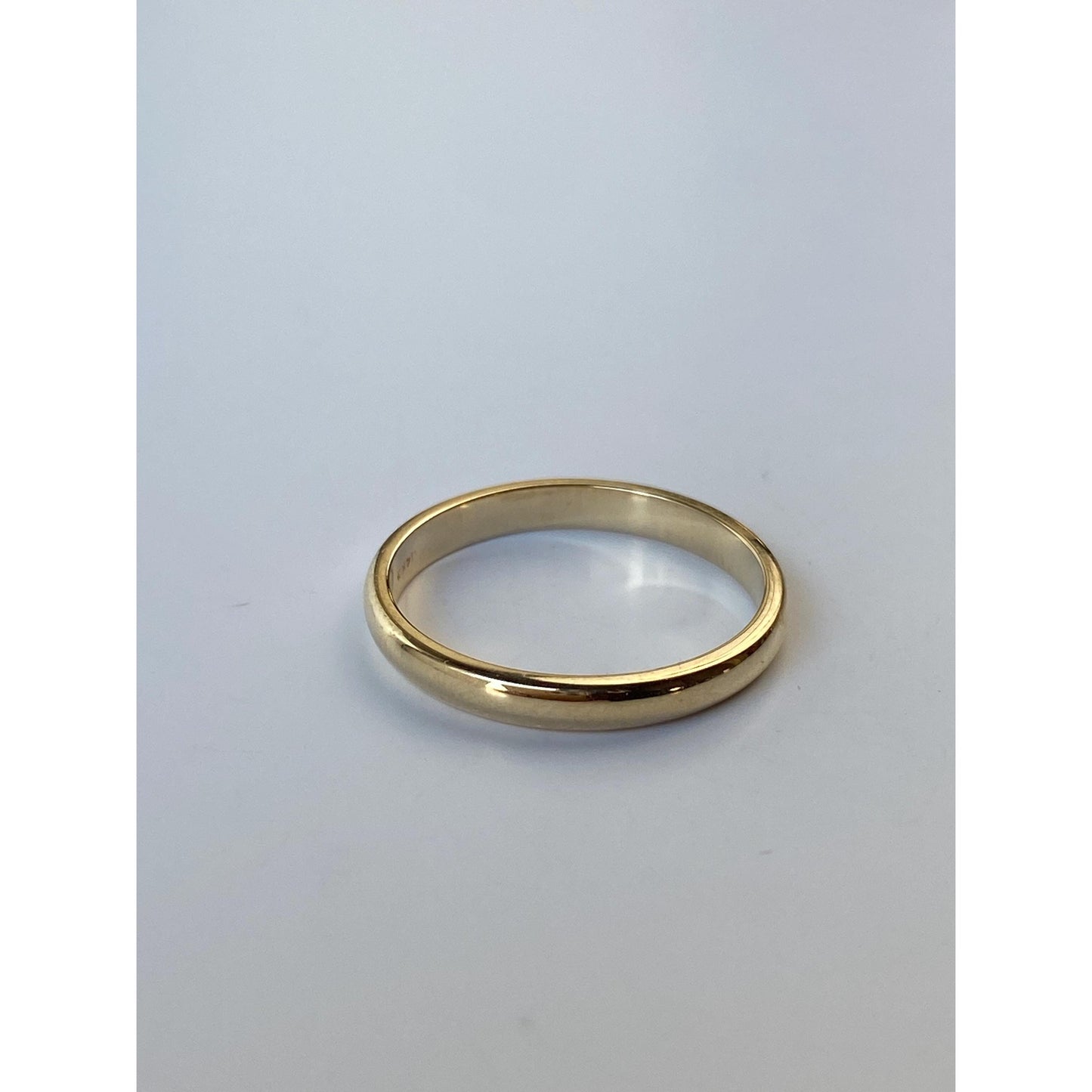 Vintage Solid 14k Yellow Gold Ring Band - Size 6.25