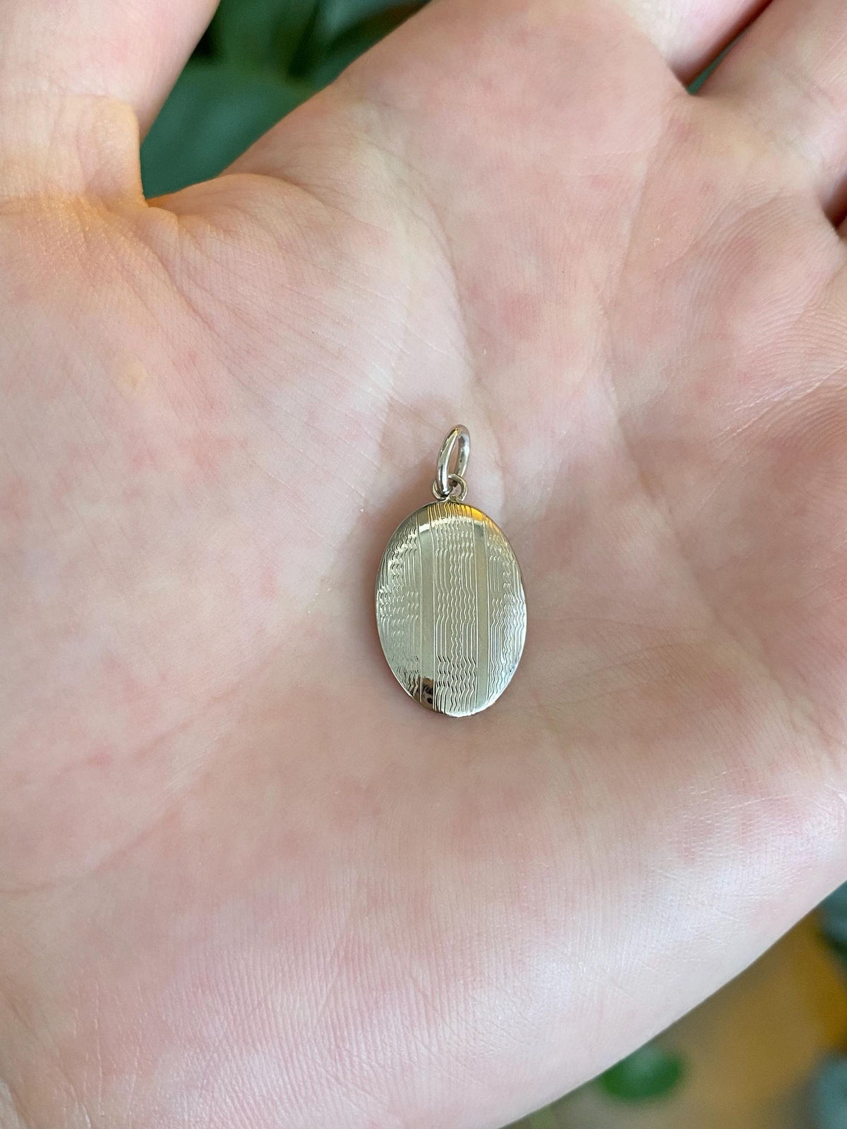 Solid 10k White Gold Cufflink Conversion Charm