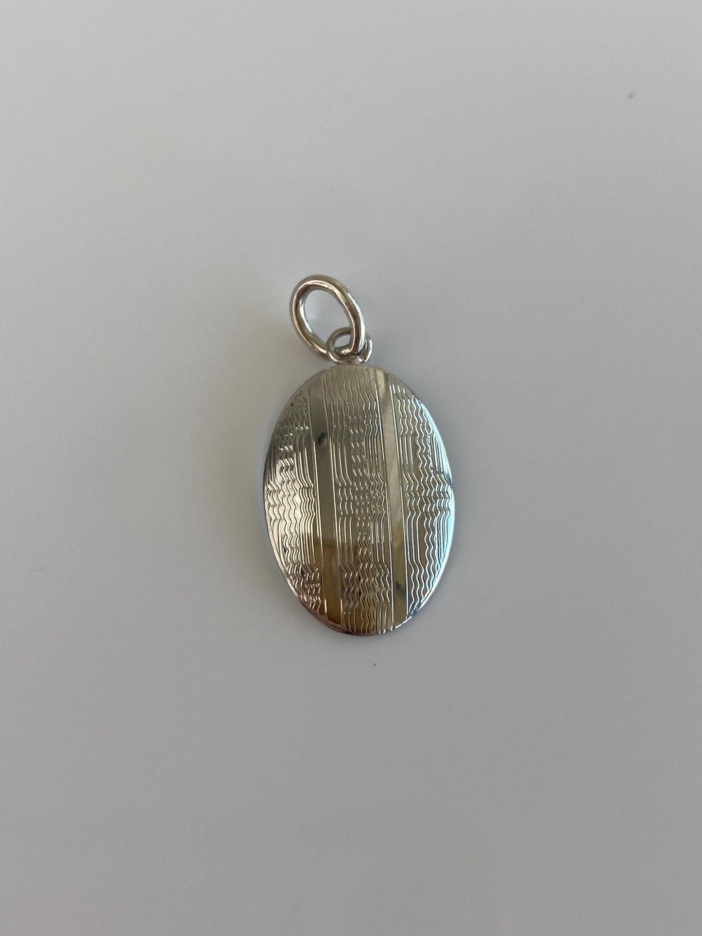 Solid 10k White Gold Cufflink Conversion Charm