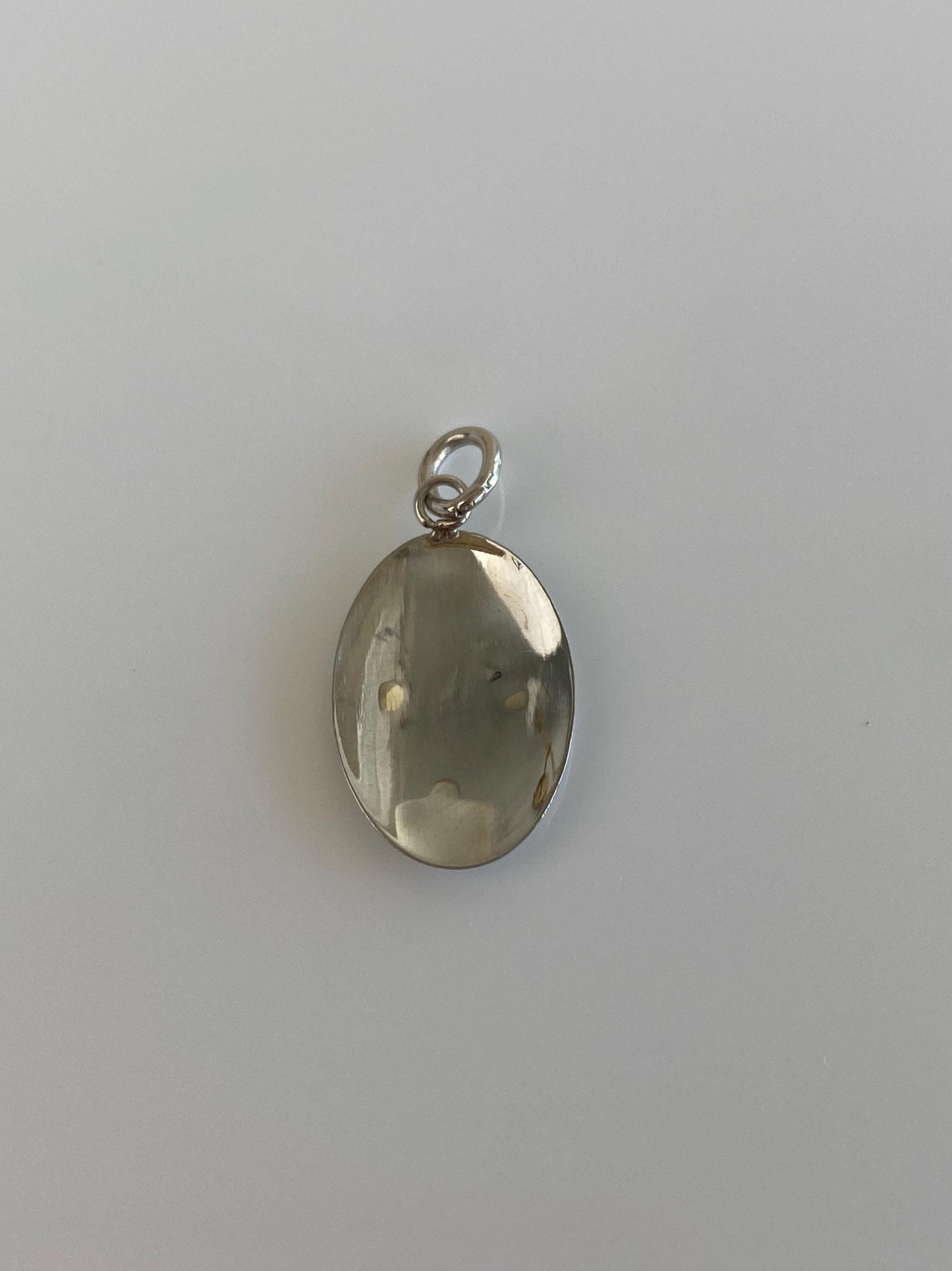 Solid 10k White Gold Cufflink Conversion Charm
