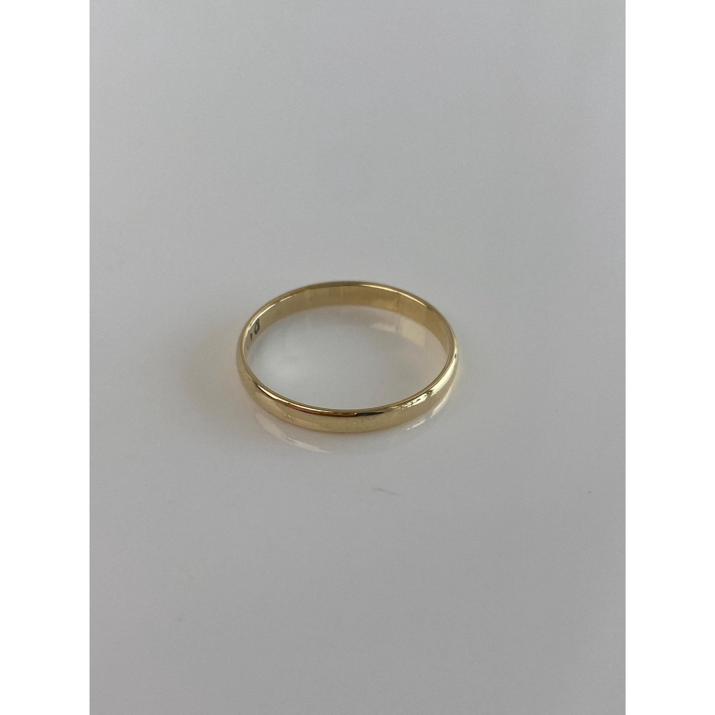 Vintage Solid 14k Yellow Gold Ring Band - Size 7.75