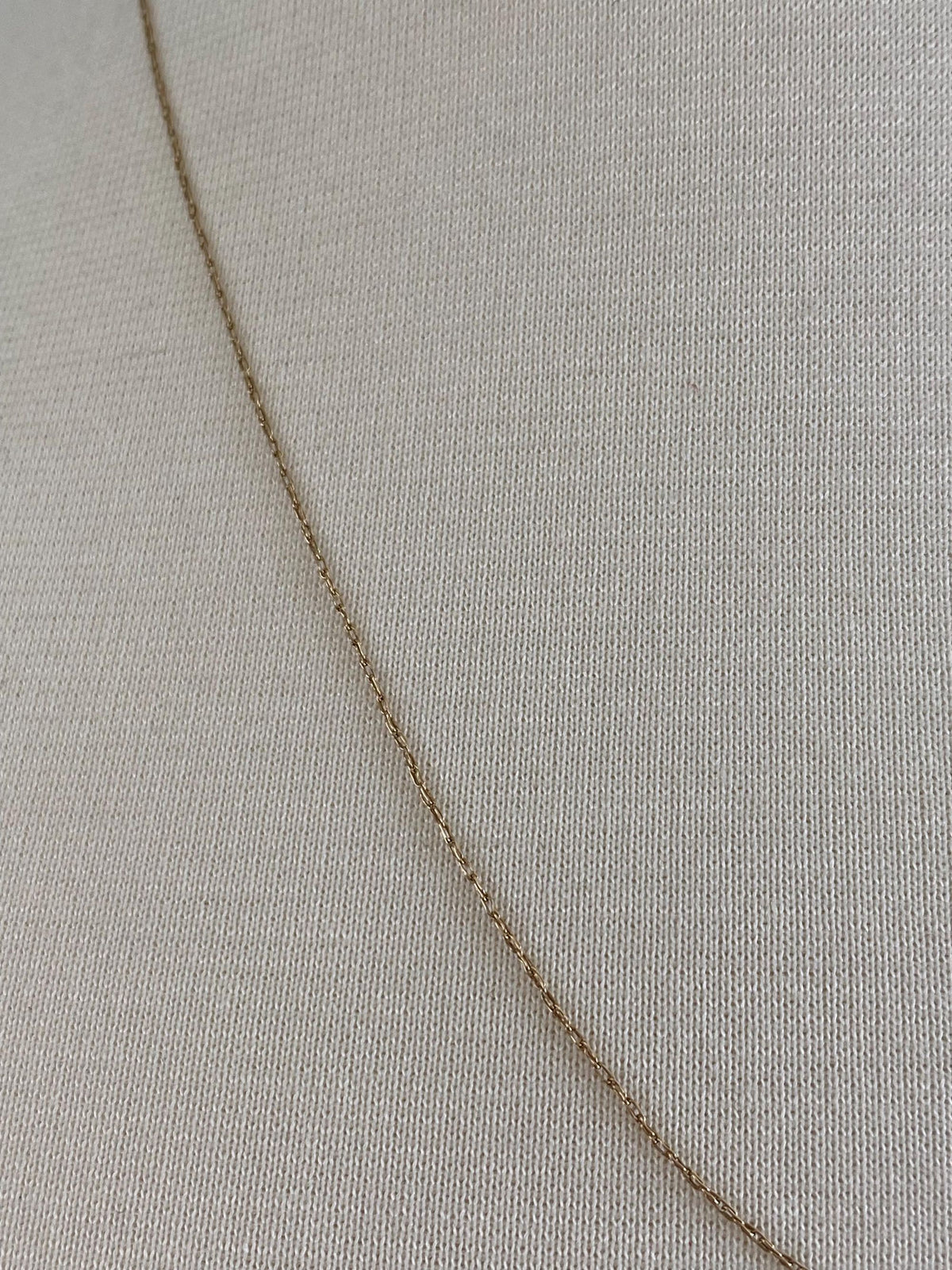 Vintage Solid 14k Yellow Gold Dainty Chain Necklace - 20.25 inches