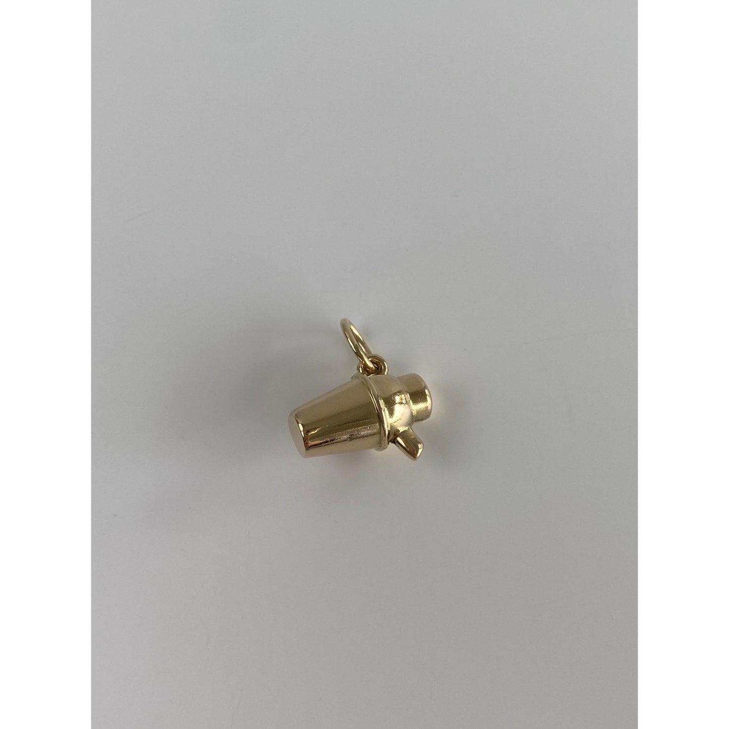 Vintage 10k Yellow Gold Cocktail Shaker Charm