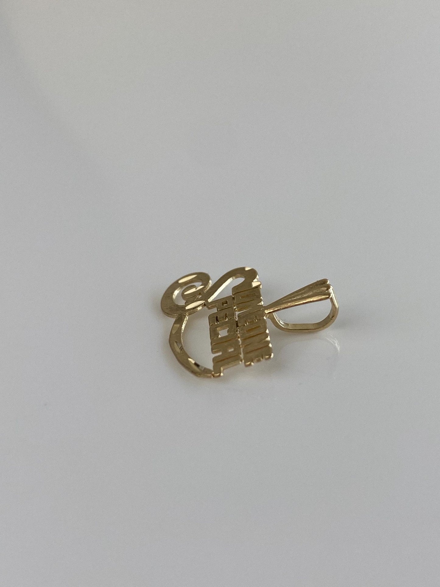 Solid 14k Yellow Gold 'Someone Special' Charm