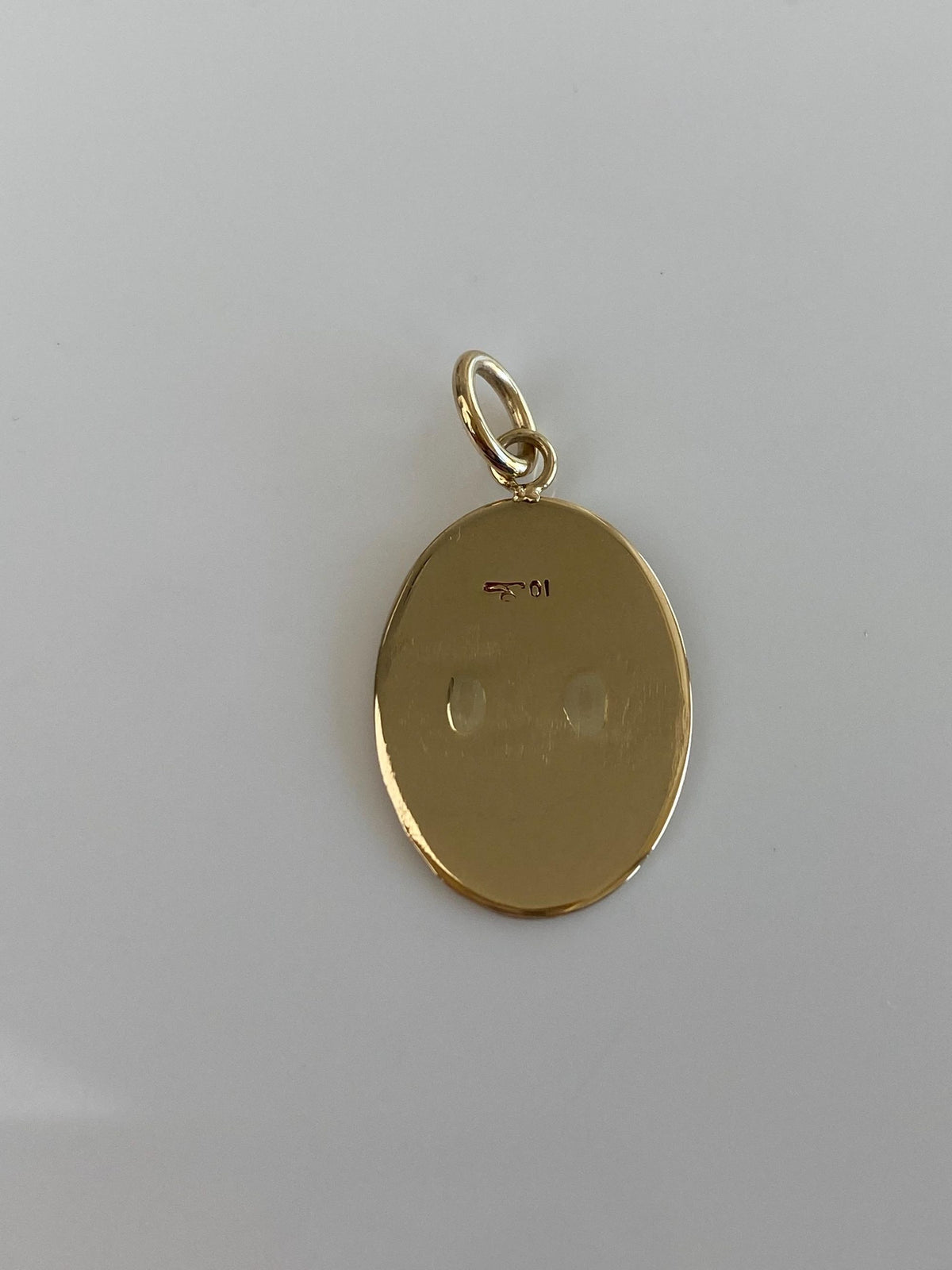 Vintage Solid 10k Yellow Gold Initial Cufflink Conversion Charm