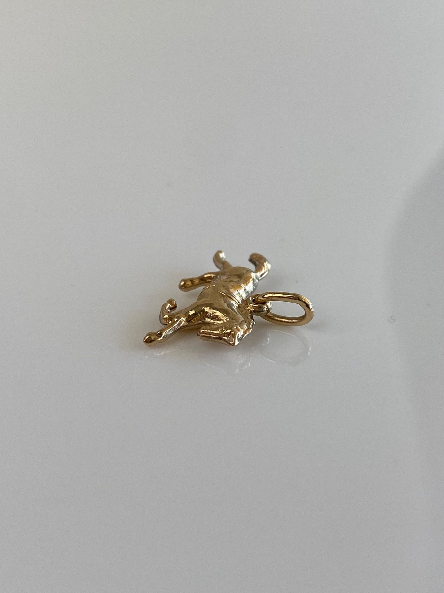 Vintage 10k Yellow Gold Running Horse Charm