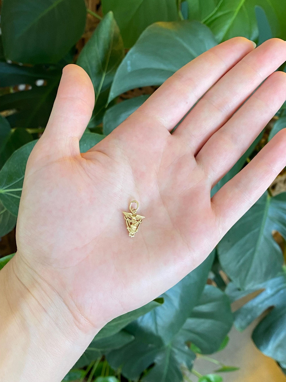 Vintage 14k Yellow Gold USNA 1922 Navy Charm